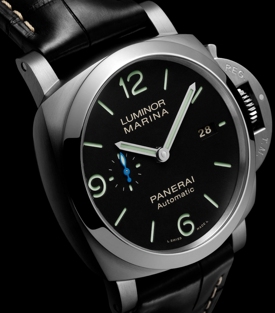 Stainless Steel Luminor Watch 44mm BLACK Image 5