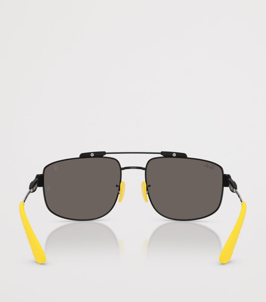 Ray-Ban Scuderia Ferrari Collection Square Sunglasses Black Image 4