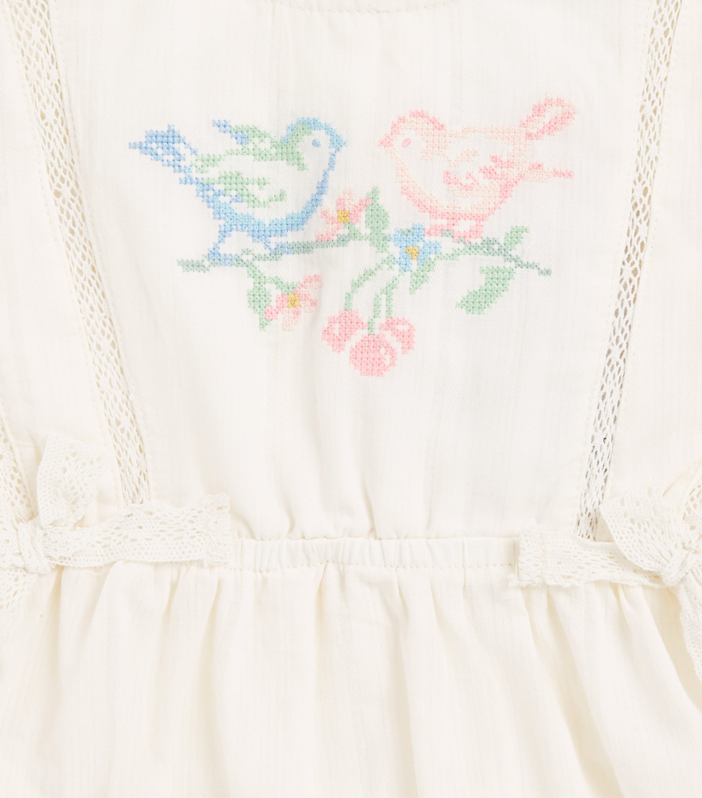 Gingersnaps Cotton Charlee Dress (6-36 Months) Offwhite Image 3