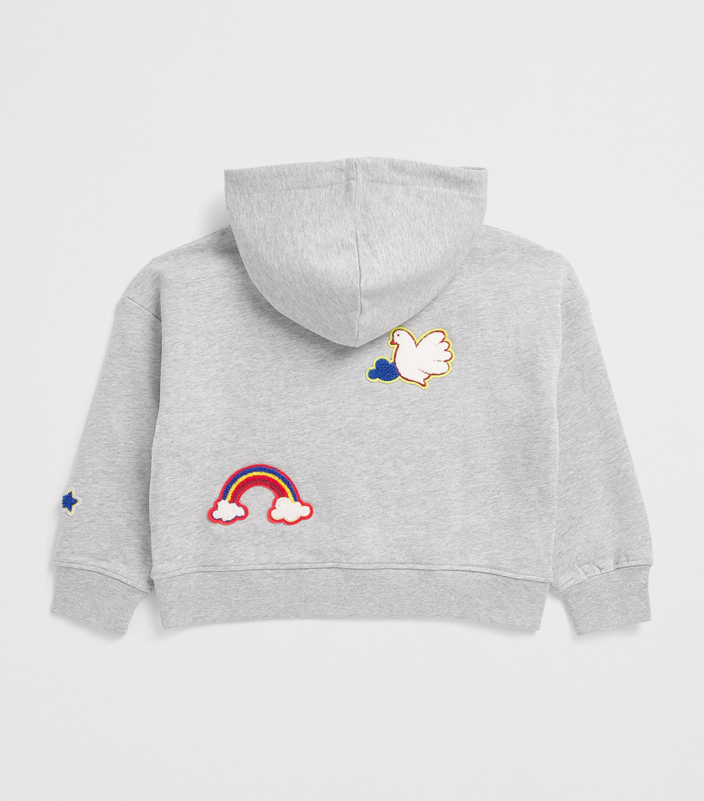 Stella McCartney Kids Cotton Patchwork Hoodie (2-14 Years) — foto 2