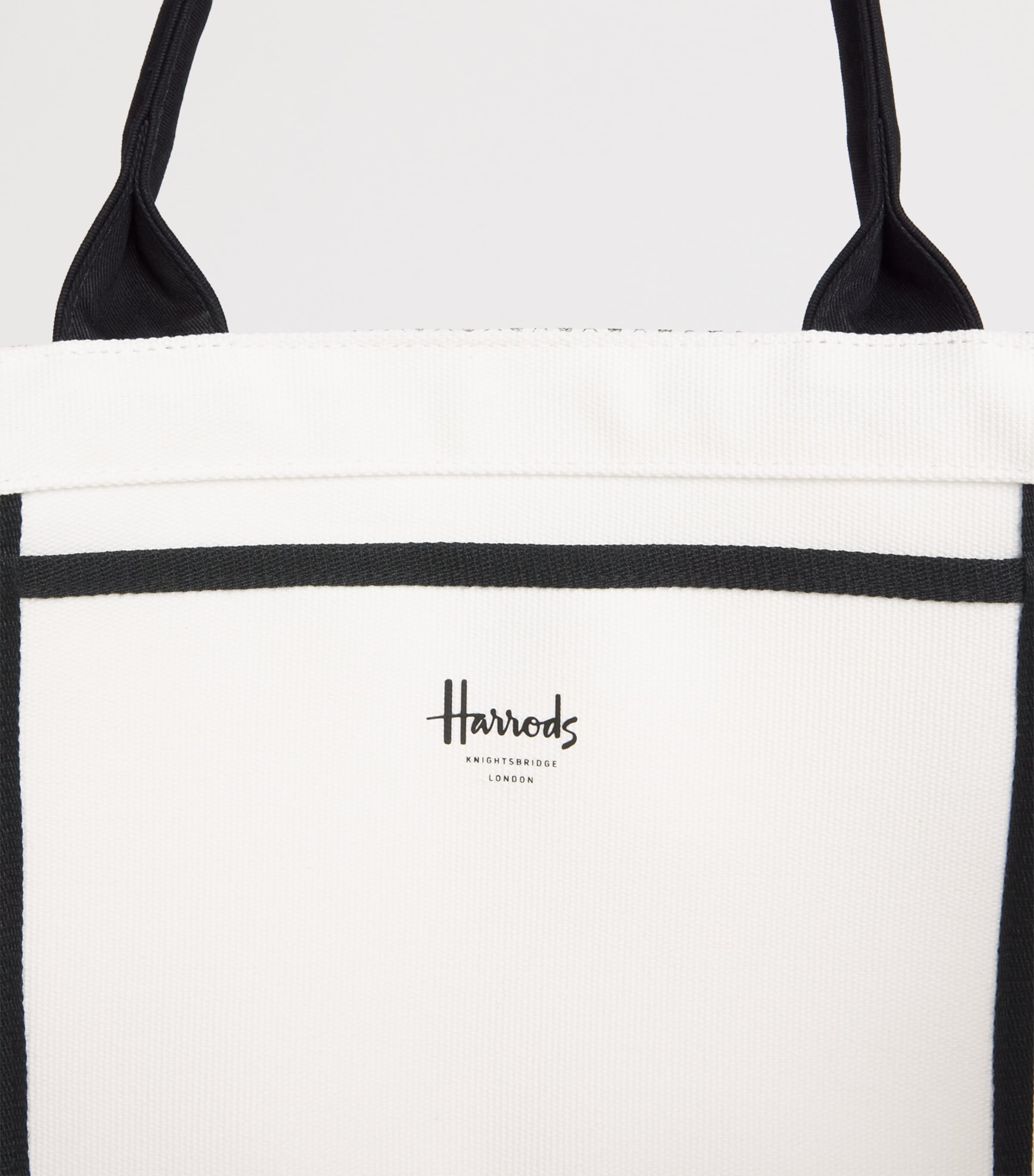 Harrods Lace Print Tote Bag Multi Print Image 3