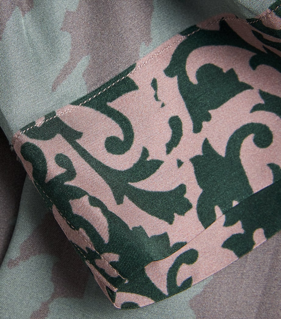 Printed Bowling Shirt 508 PETROL Image 5