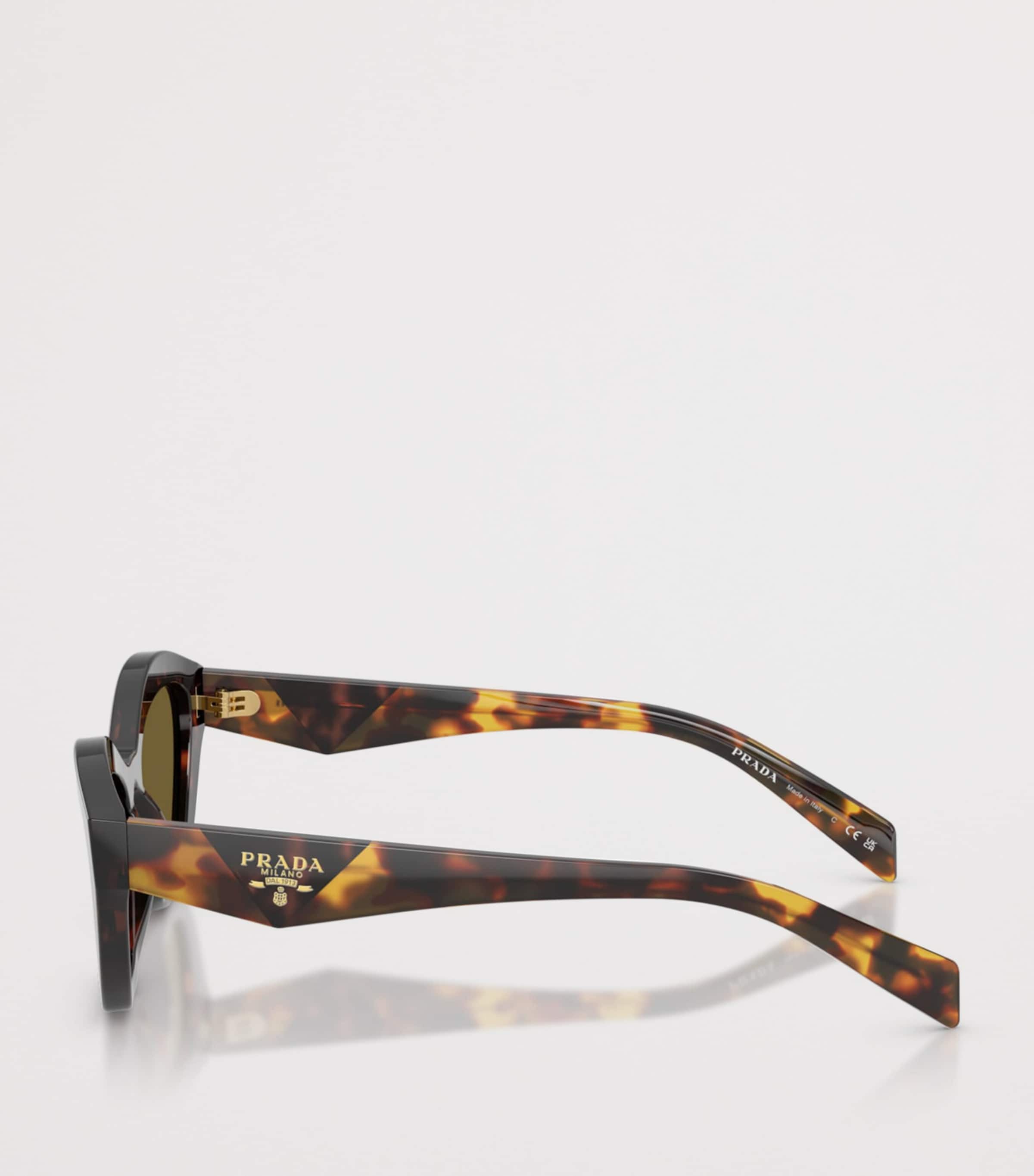 Prada Tortoiseshell Butterfly Sunglasses Brown Image 2