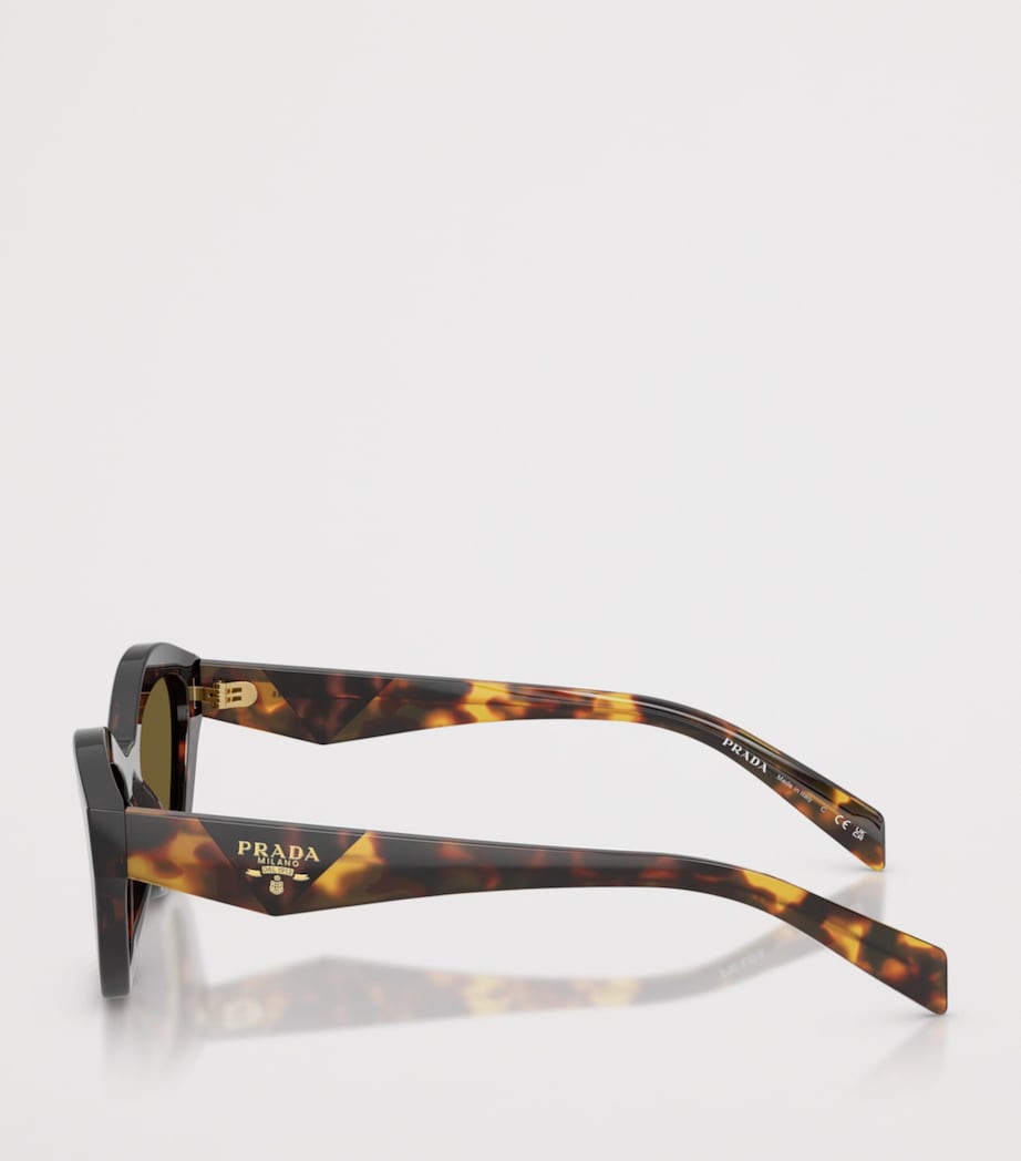 Prada Tortoiseshell Butterfly Sunglasses Brown Image 2