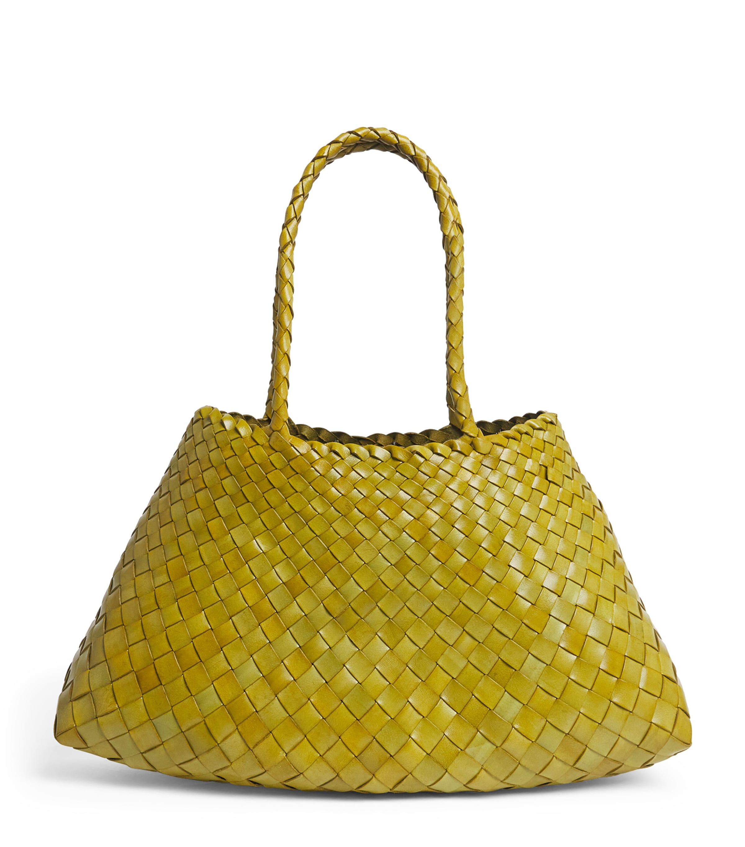 DRAGON DIFFUSION Green Large Leather Santa Croce Tote Bag | Harrods US
