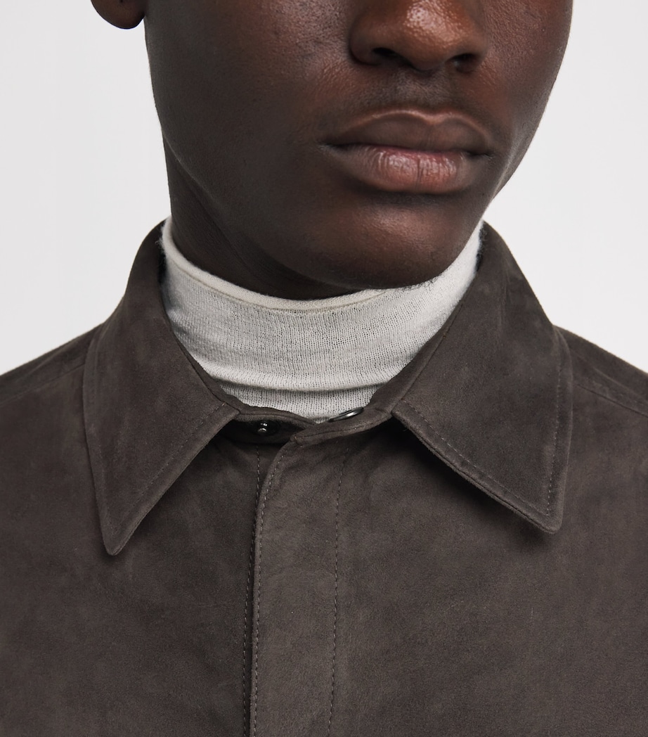 Suede Overshirt M69 - BROWN - CUMIN Image 6