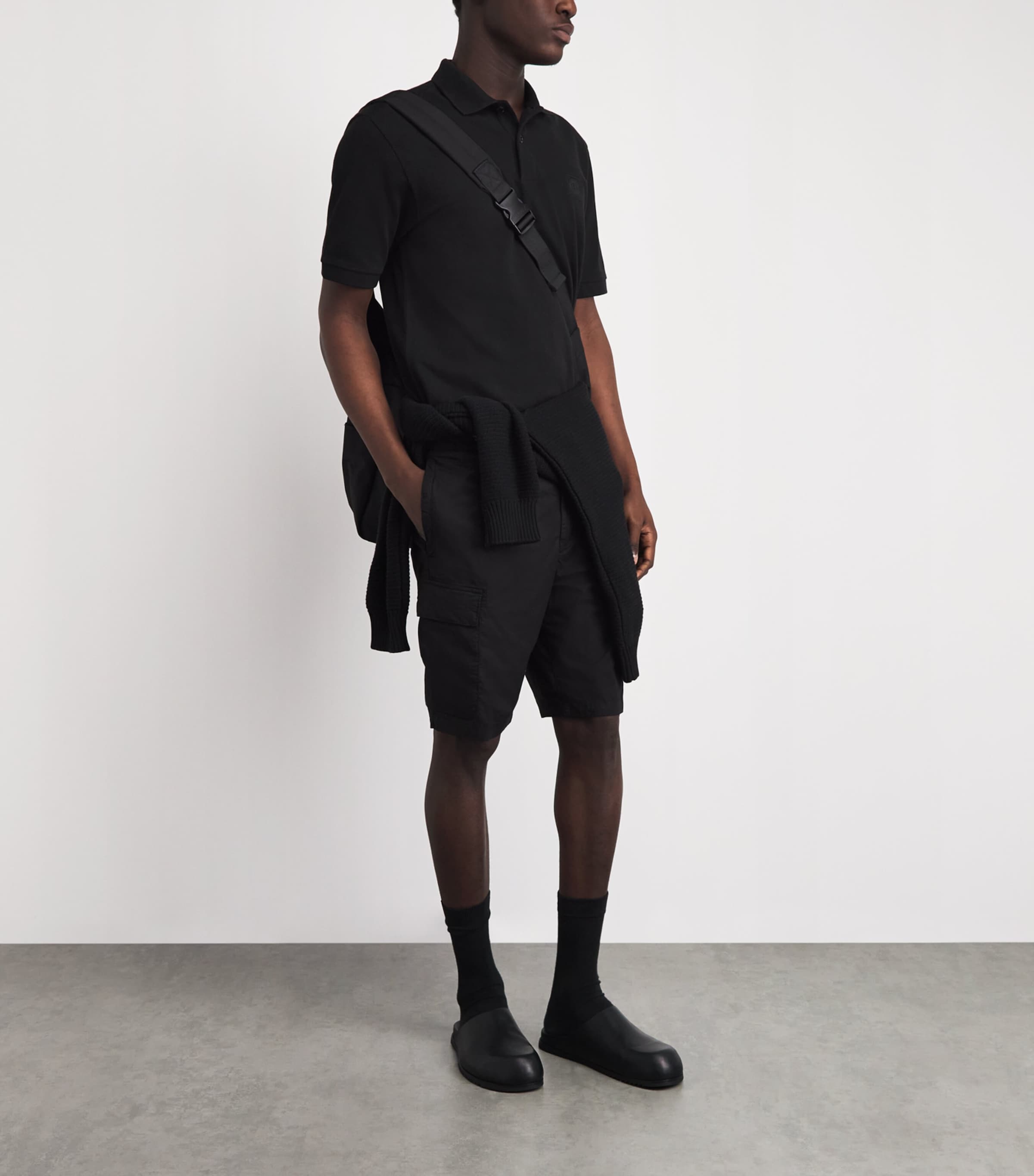 Stone Island Mens Organic Cotton Ghost Polo Shirt Image 2