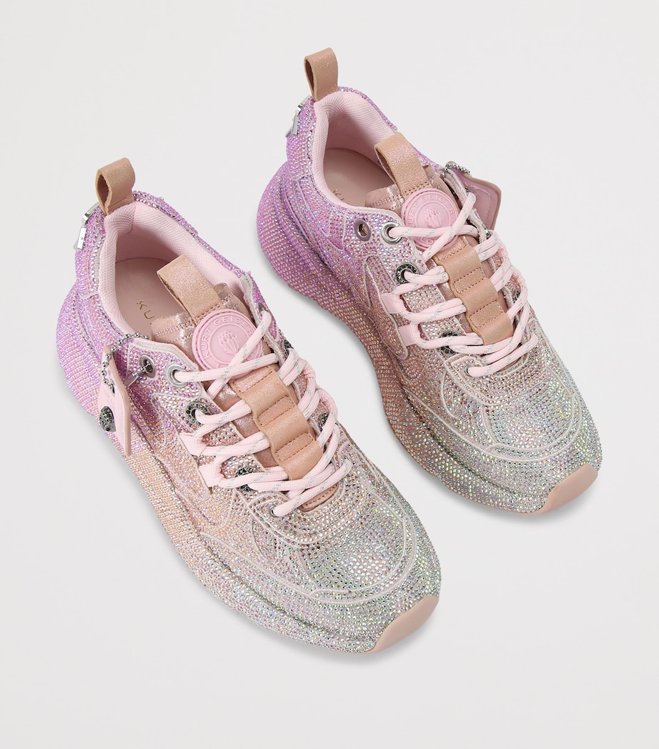 Kurt Geiger London Crystal Kurt Runner Sneakers Pink Comb Image 4