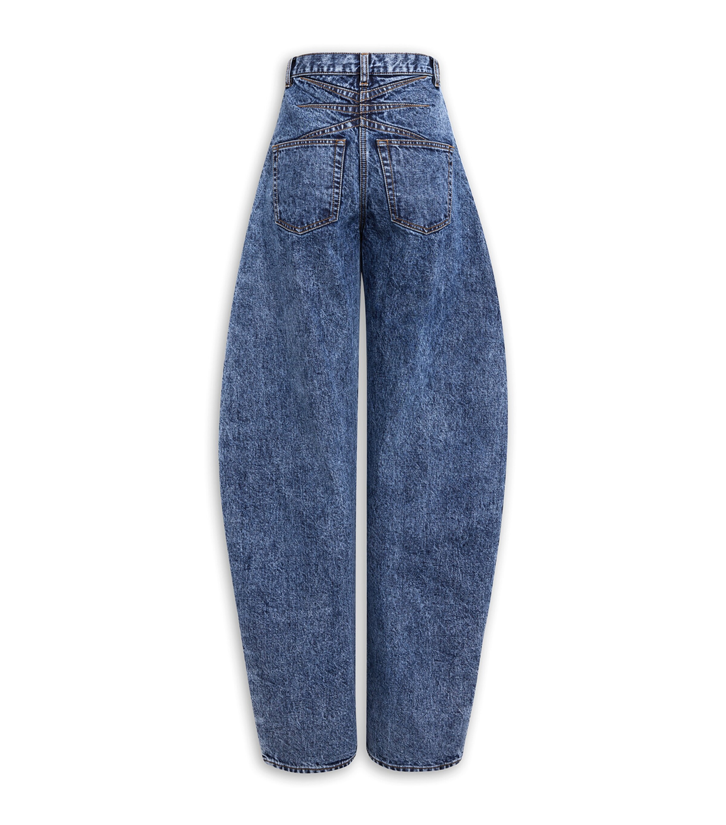 デニム・ジーパン ALAIA LOW ROUND DENIM JEANS ALAÏA High Waisted Round Jeans in Denim | ALAÏA US