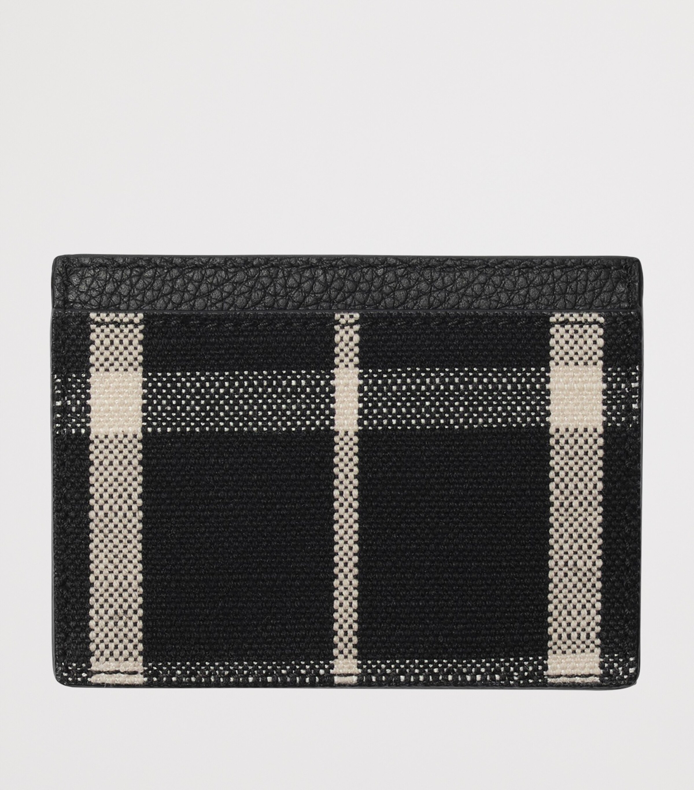 Burberry Leather Bloomsbury Zip Wallet Black/black Calico Image 4