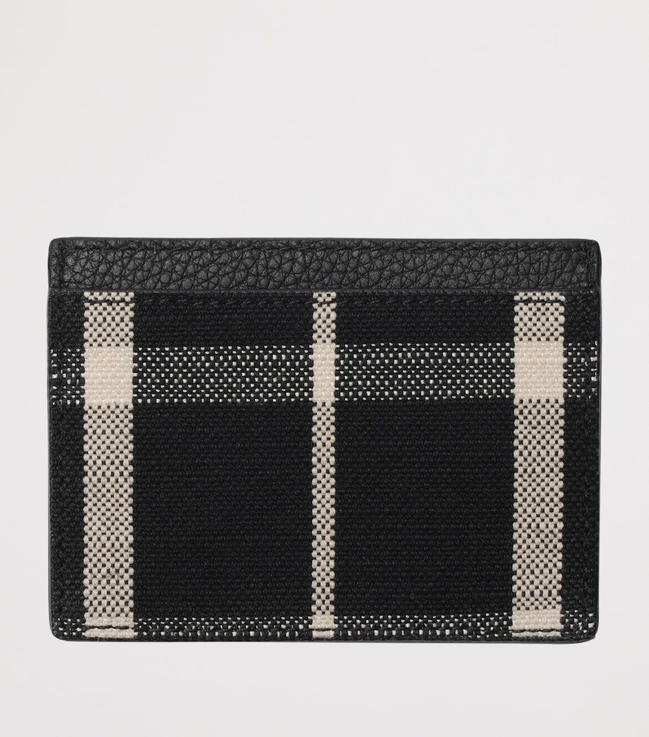 Burberry Leather Bloomsbury Zip Wallet Black/black Calico Image 4