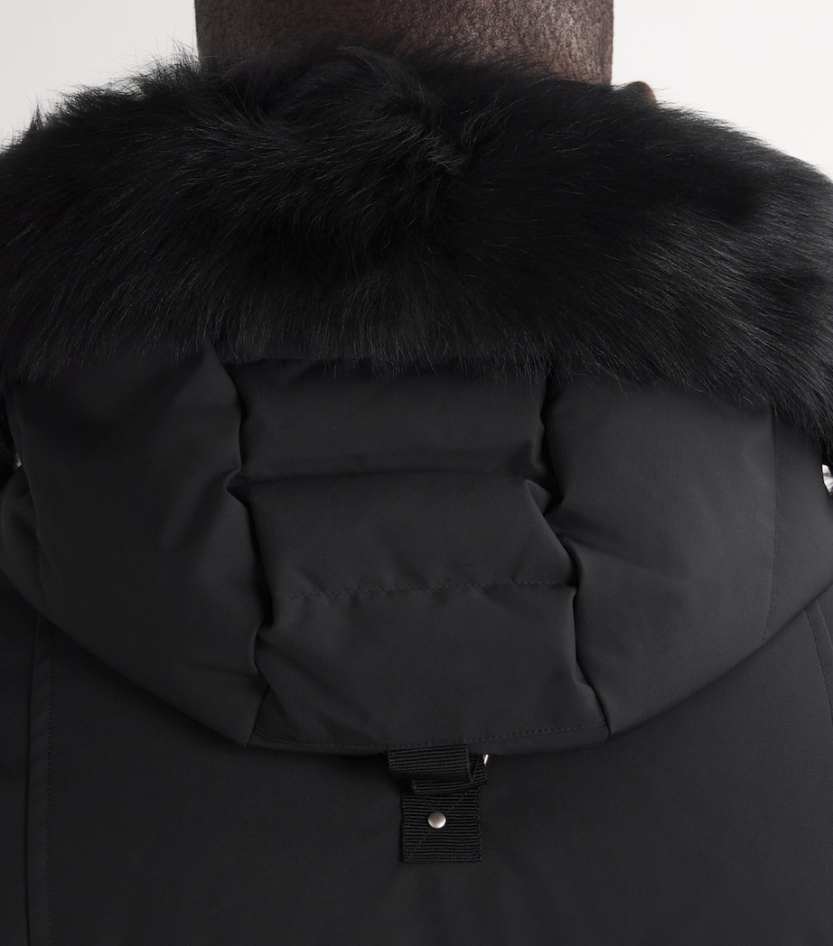 Down-Padded Cloud Parka Coat 305 - BLK/BLK Image 6