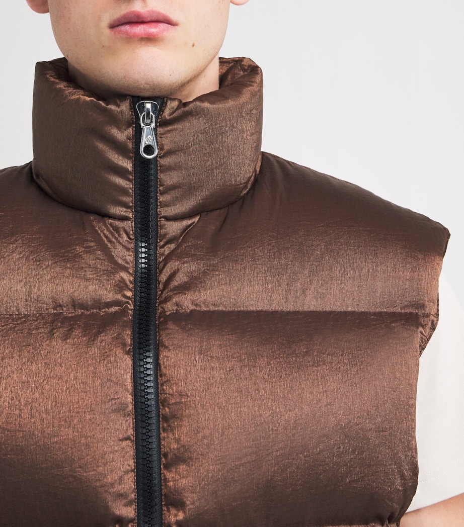 Down-Filled Gilet COFFEE 350 Image 6