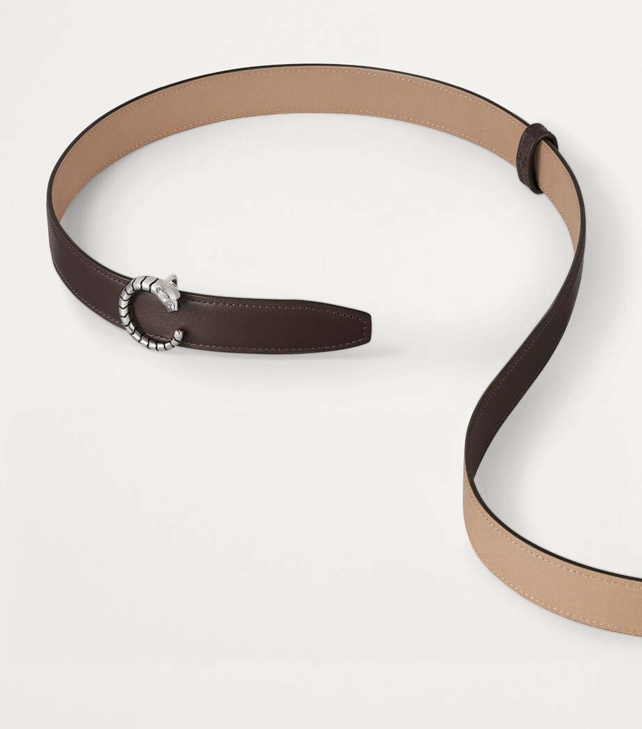 Cartier Leather Panthère de Cartier Belt (85cm) Brown Image 2