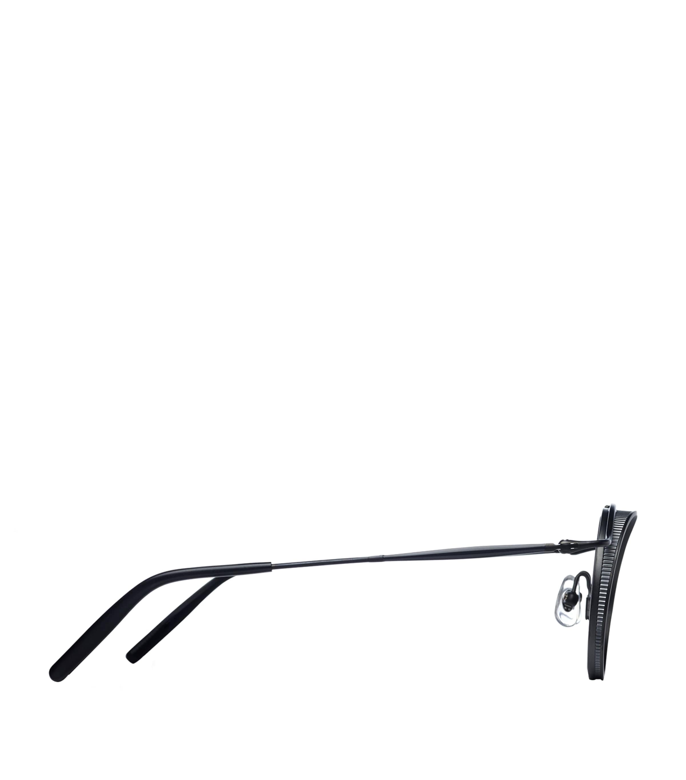 Cross-Bar Sunglasses MATTE BLACK Image 2