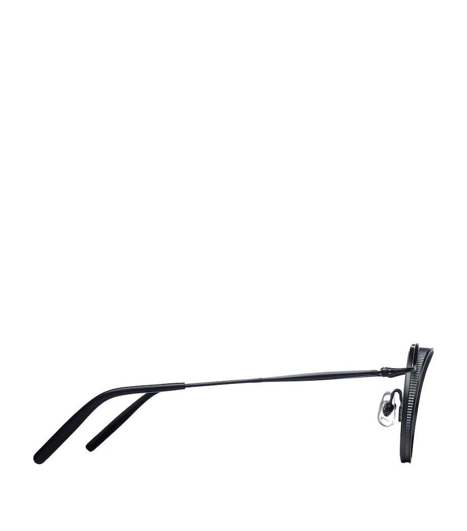 Cross-Bar Sunglasses MATTE BLACK Image 2