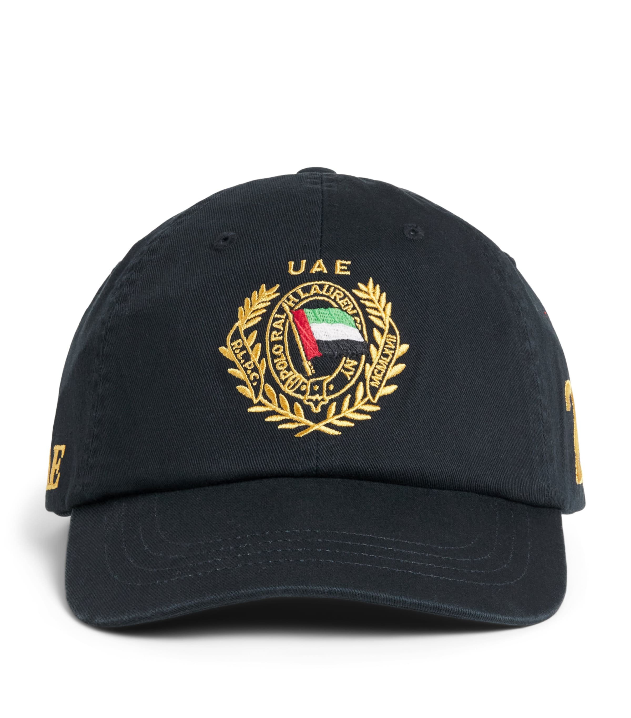 Polo Ralph Lauren Cotton Twill UAE Crest Baseball Cap Polo Black Image 1