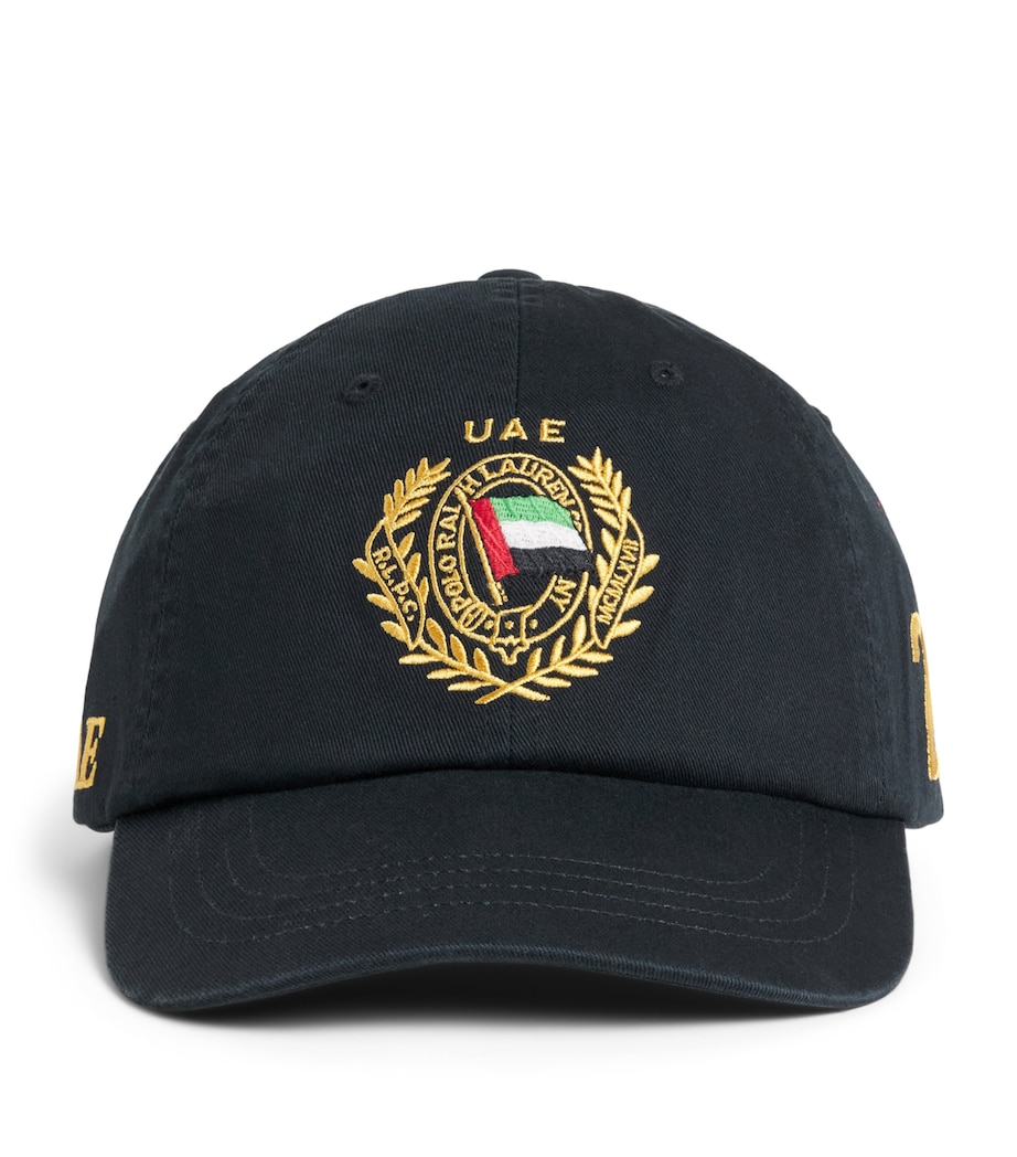 Polo Ralph Lauren Cotton Twill UAE Crest Baseball Cap Polo Black Image 1