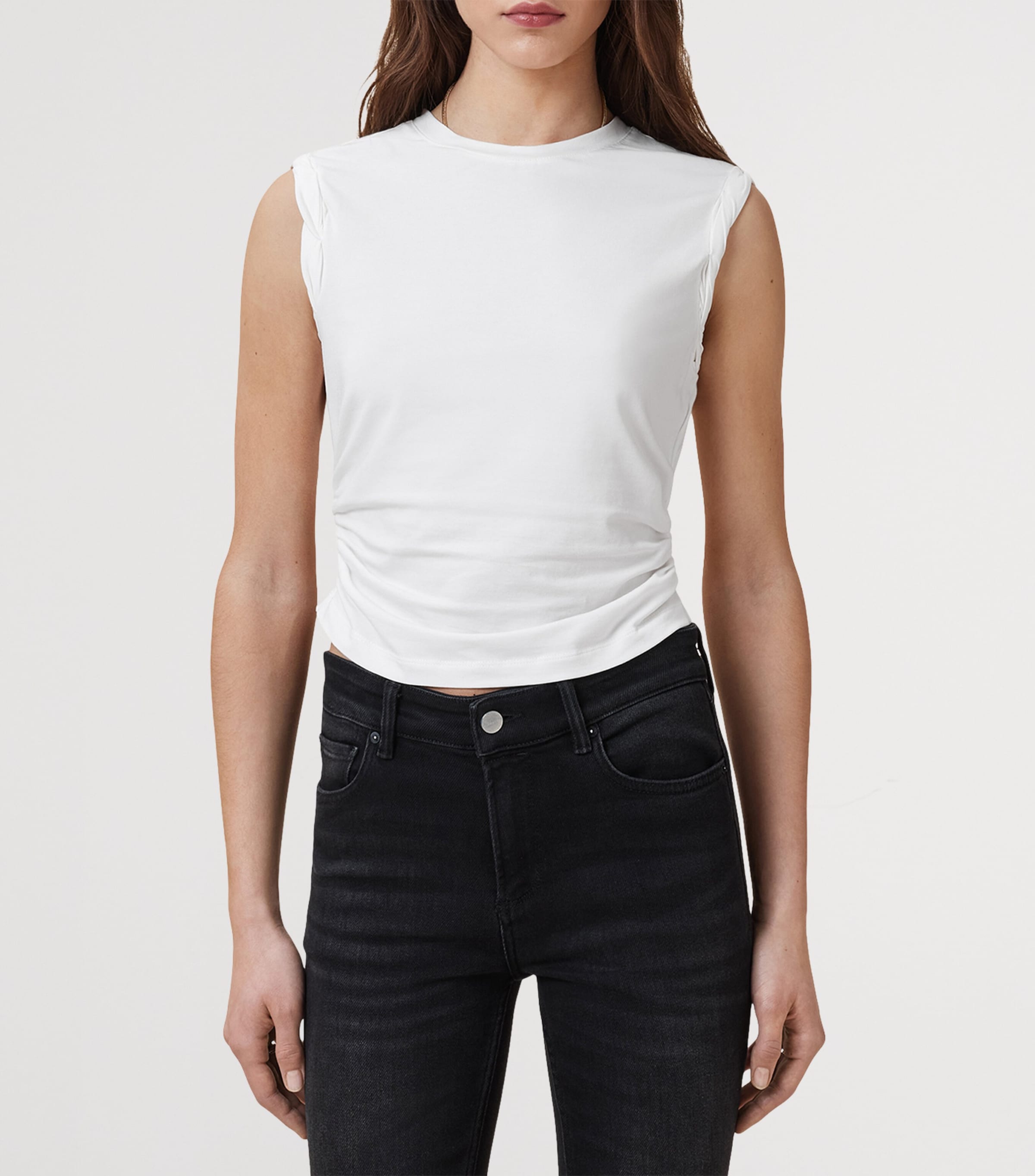 Cotton-Modal West Tank WHITE Image 3