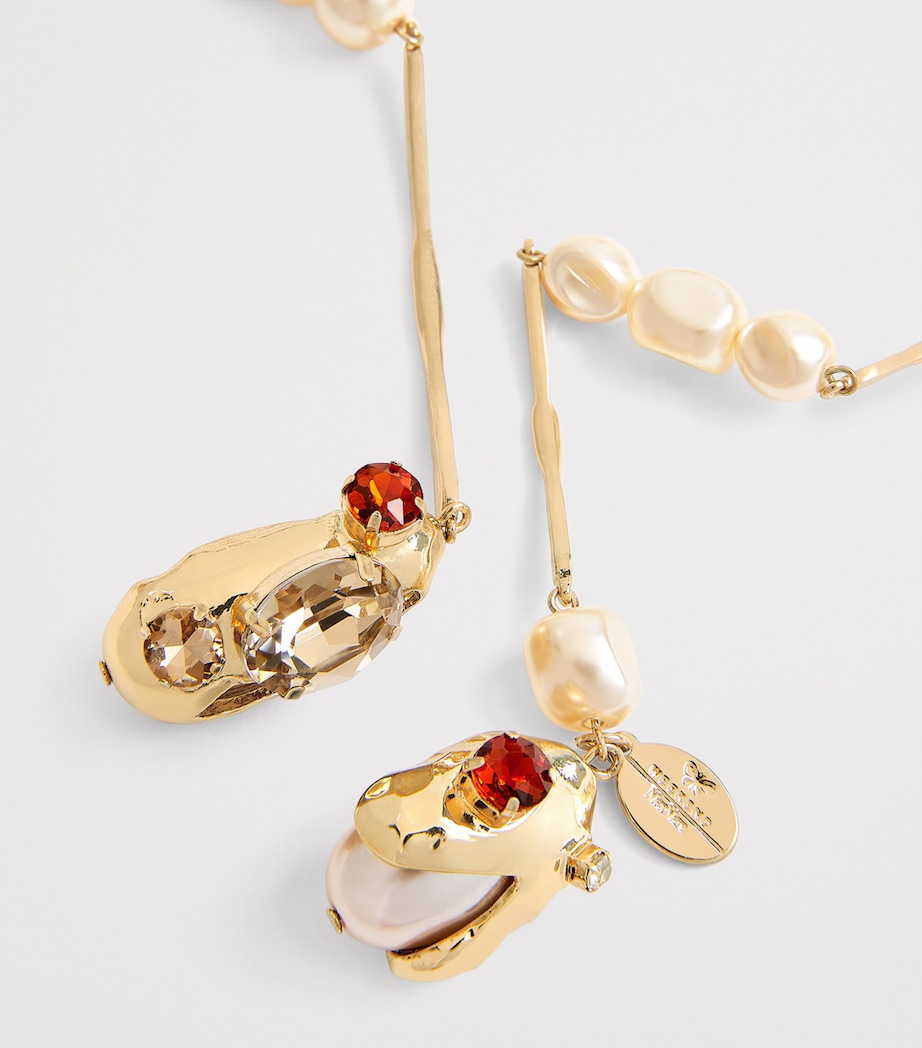 Lariat Chain Necklace GOLD Image 3