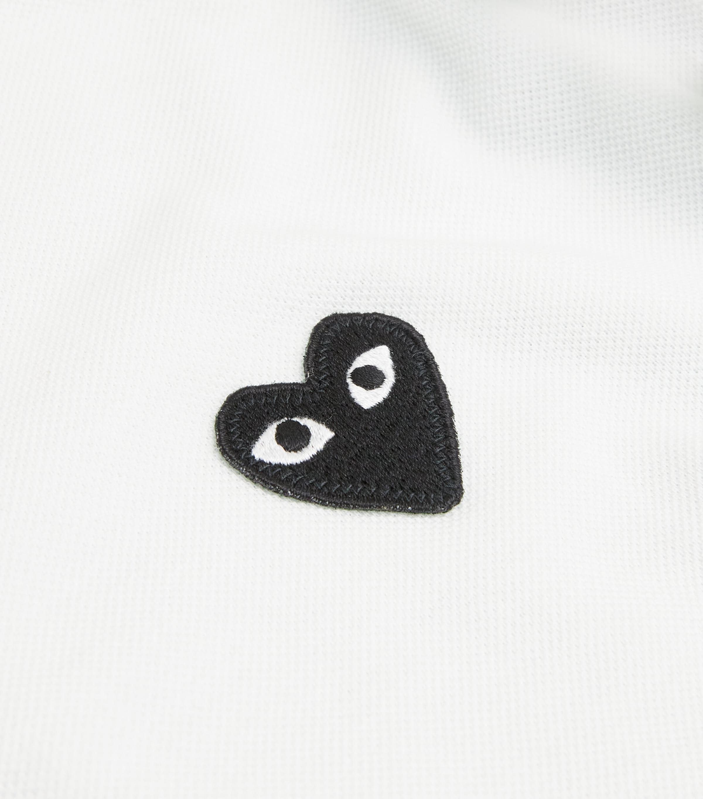 Heart Logo Polo Shirt WHITE Image 5
