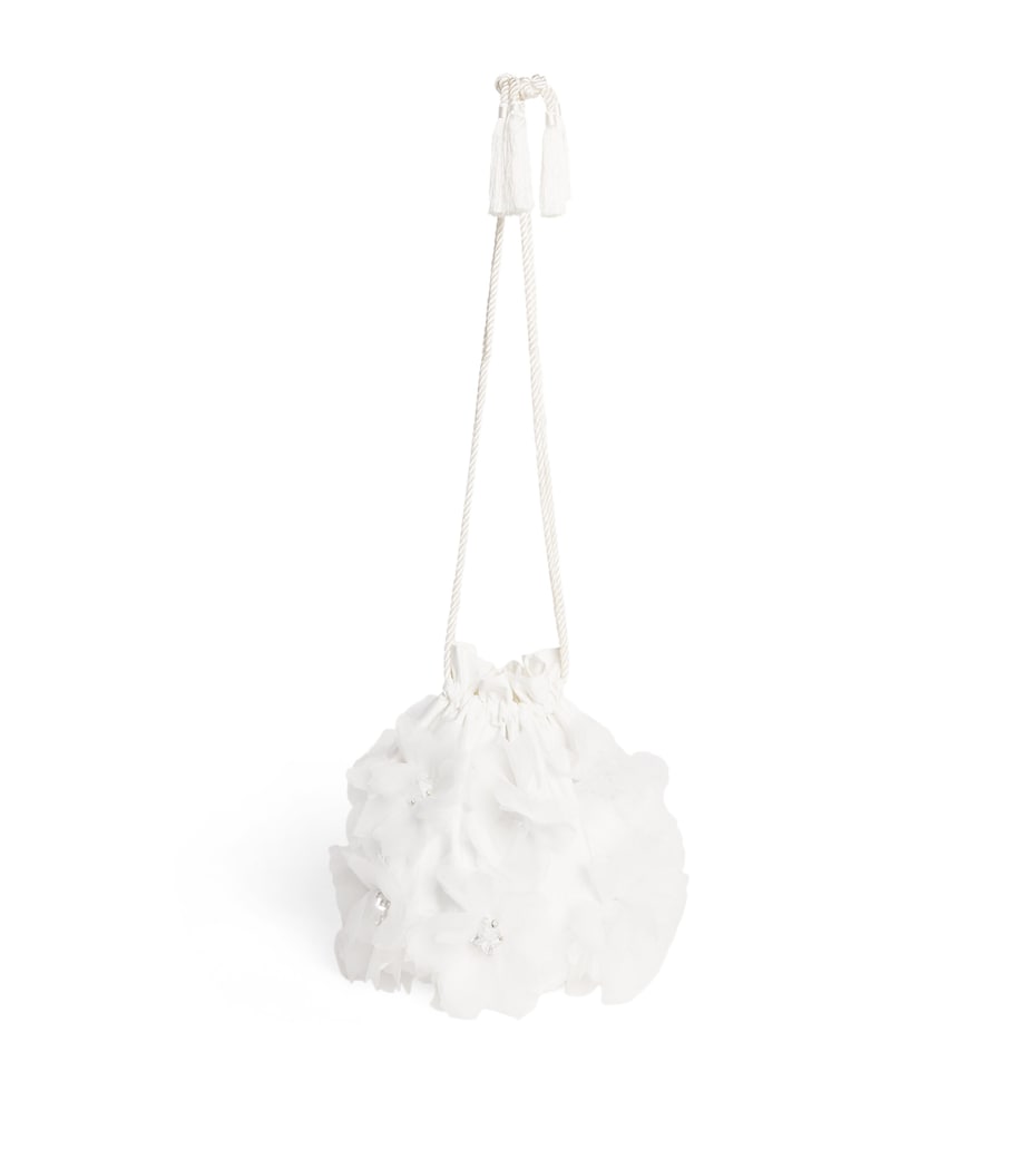 Embellished Camellia Bag MILK Image 1
