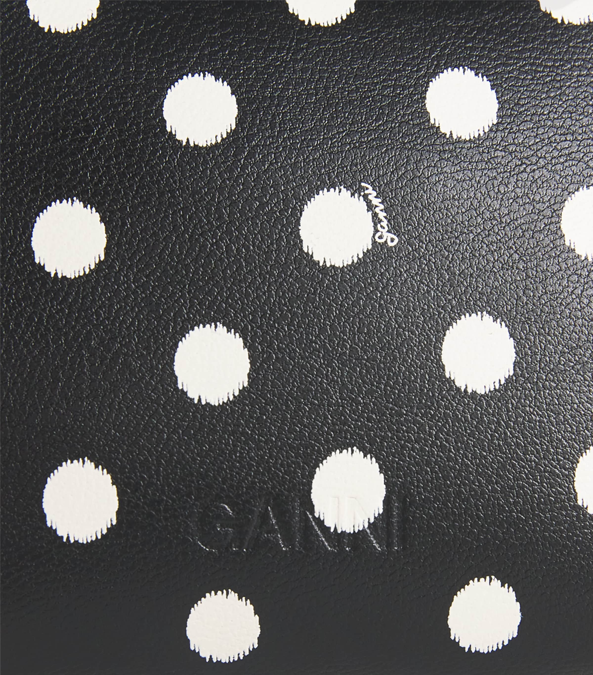 Recycled Leather Bou Coin Purse 099 BLACK Image 3