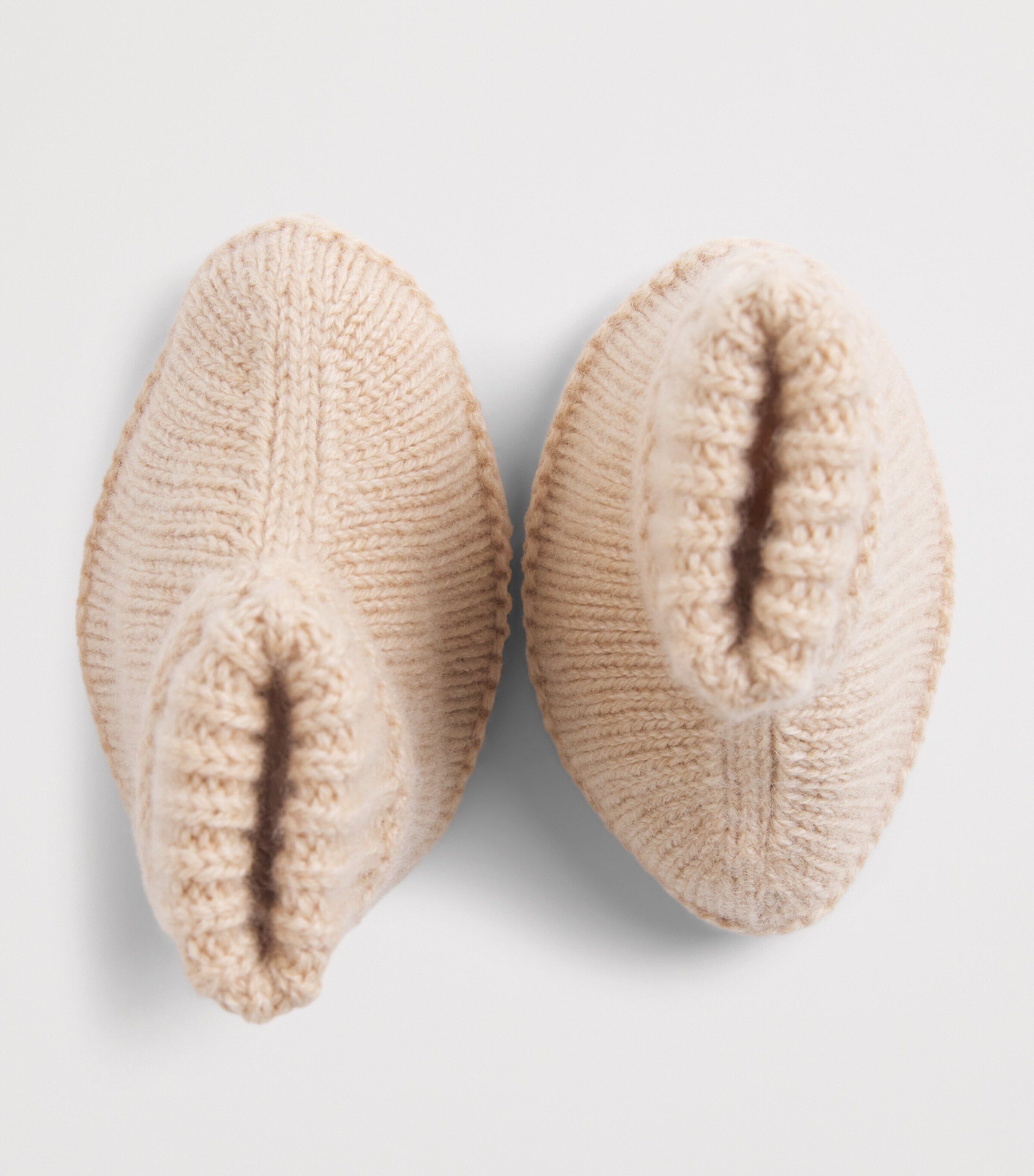 Rosie Sugden Cashmere Booties (0-12 Months) Camel/blusher Image 3