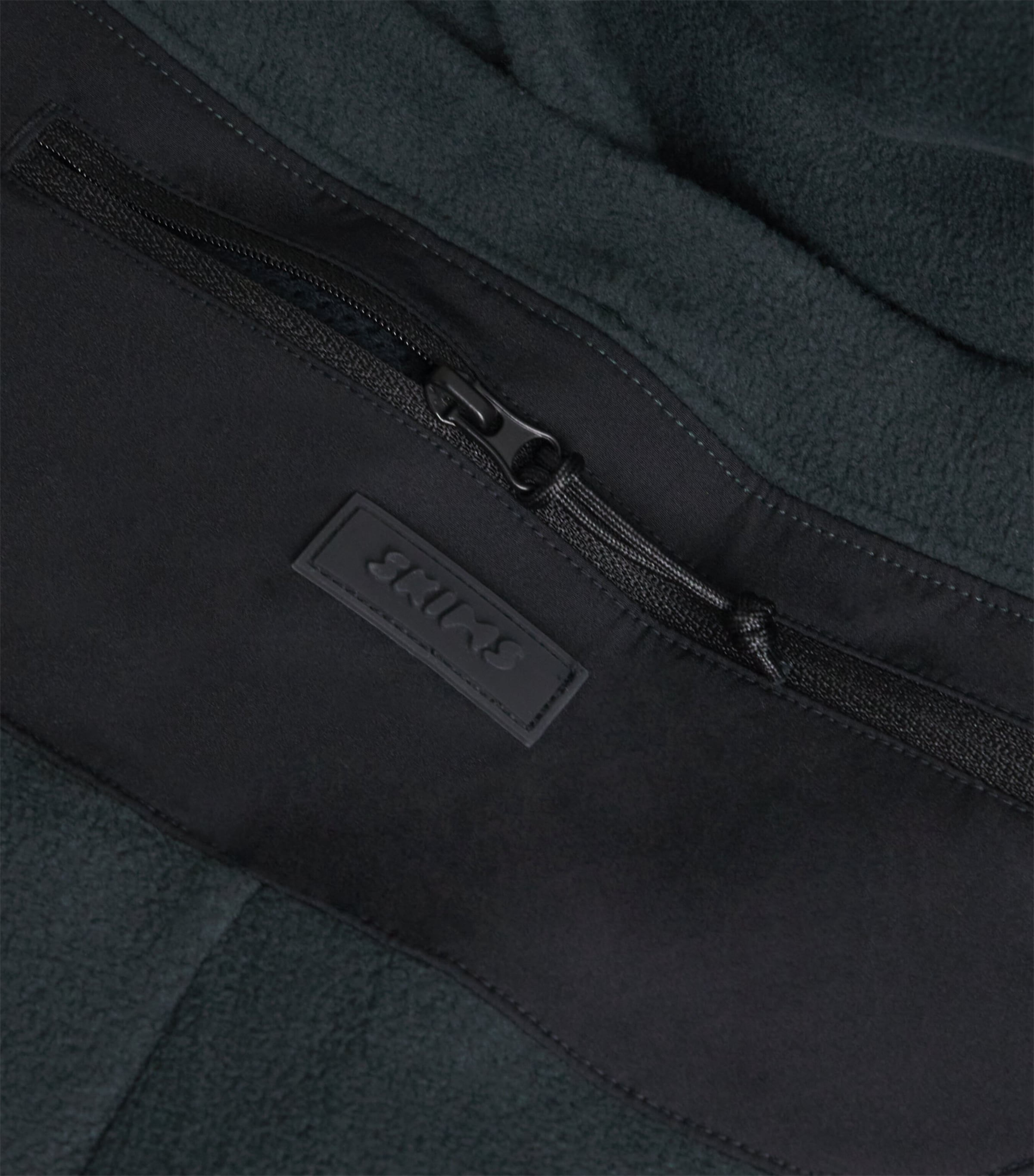 Fleece Lounge Flared Trousers DARK TEAL Image 5