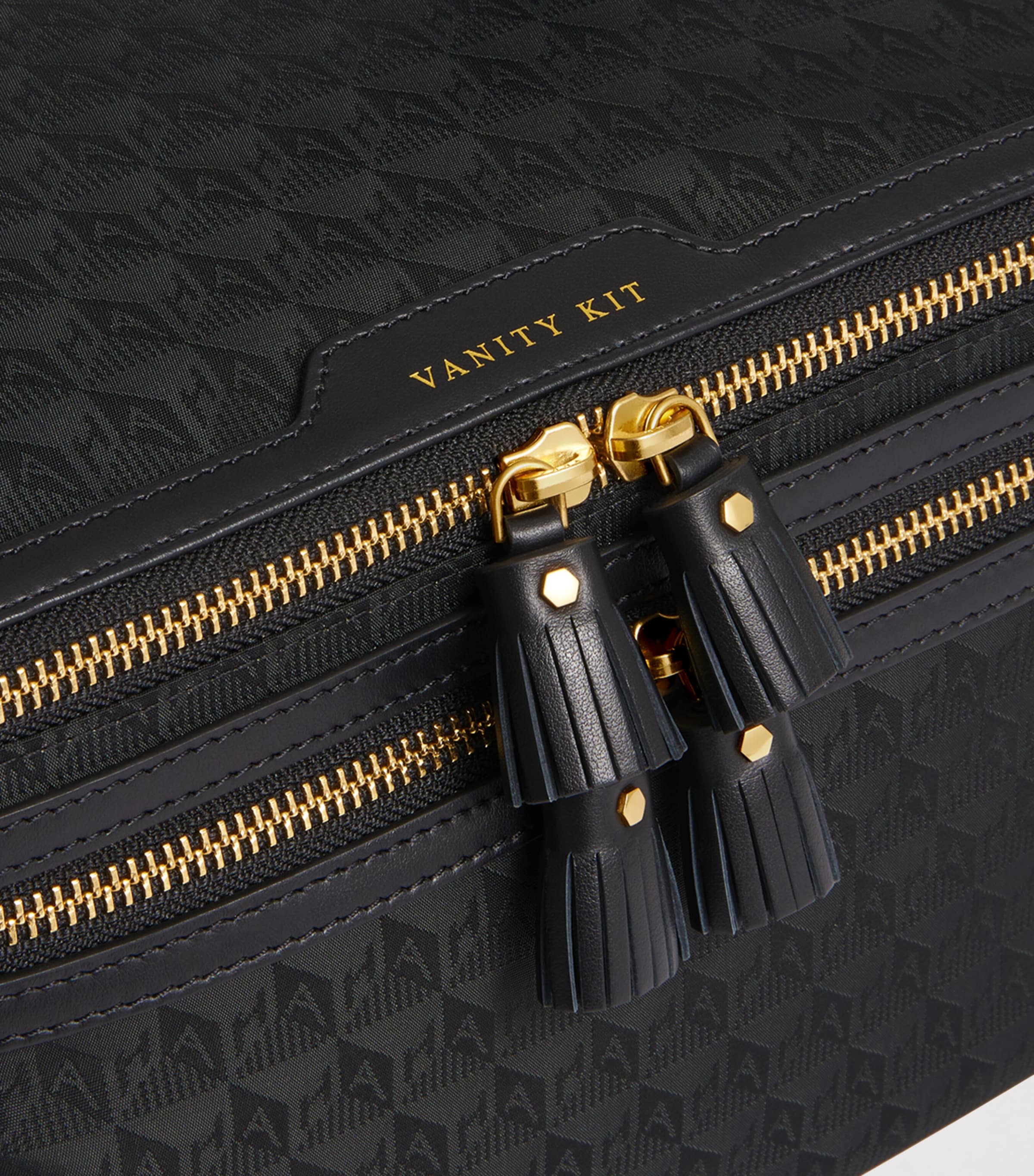 Jacquard Logo Vanity Kit Bag BLACK Image 3