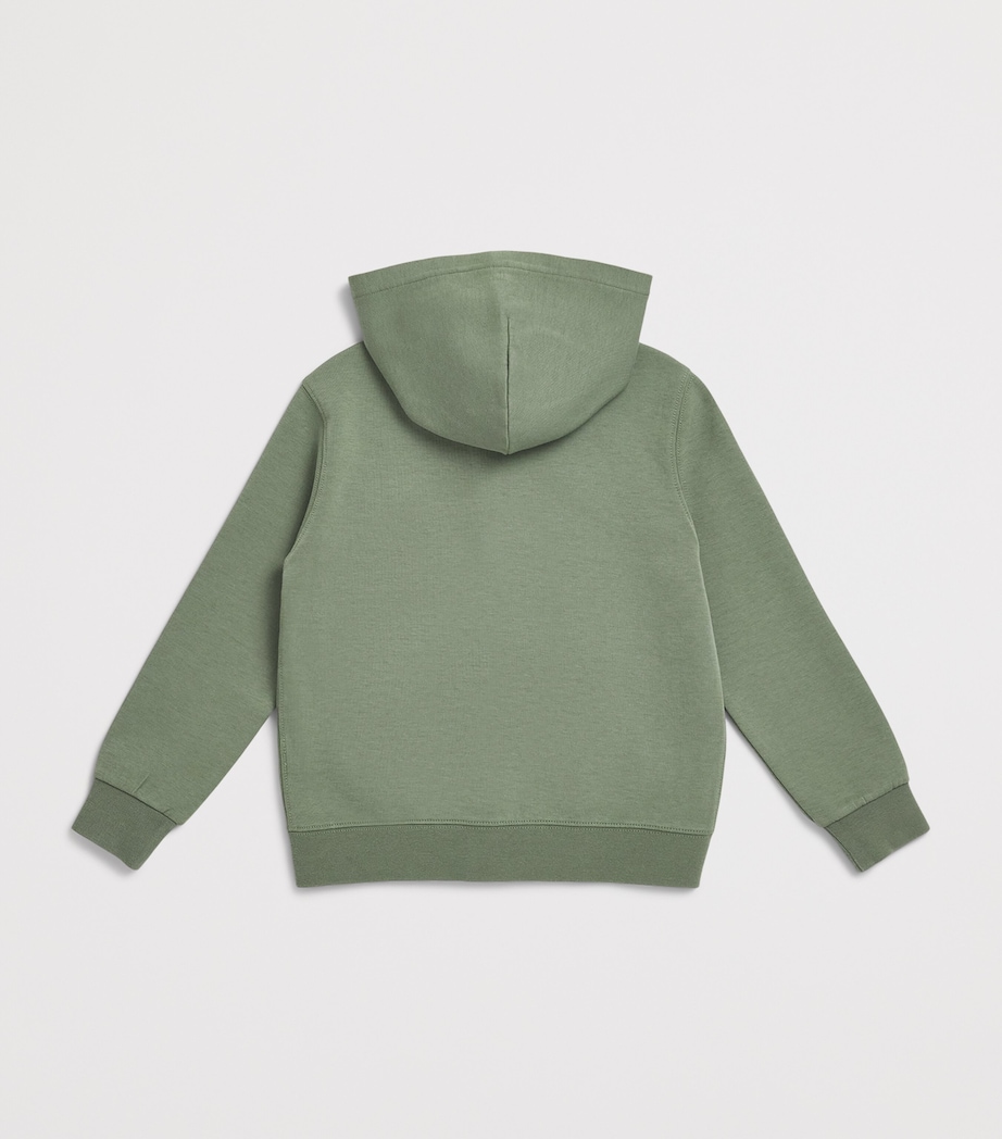 Ralph Lauren Kids Polo Pony Zip-Up Hoodie (2-7 Years) Cargo Green Image 2