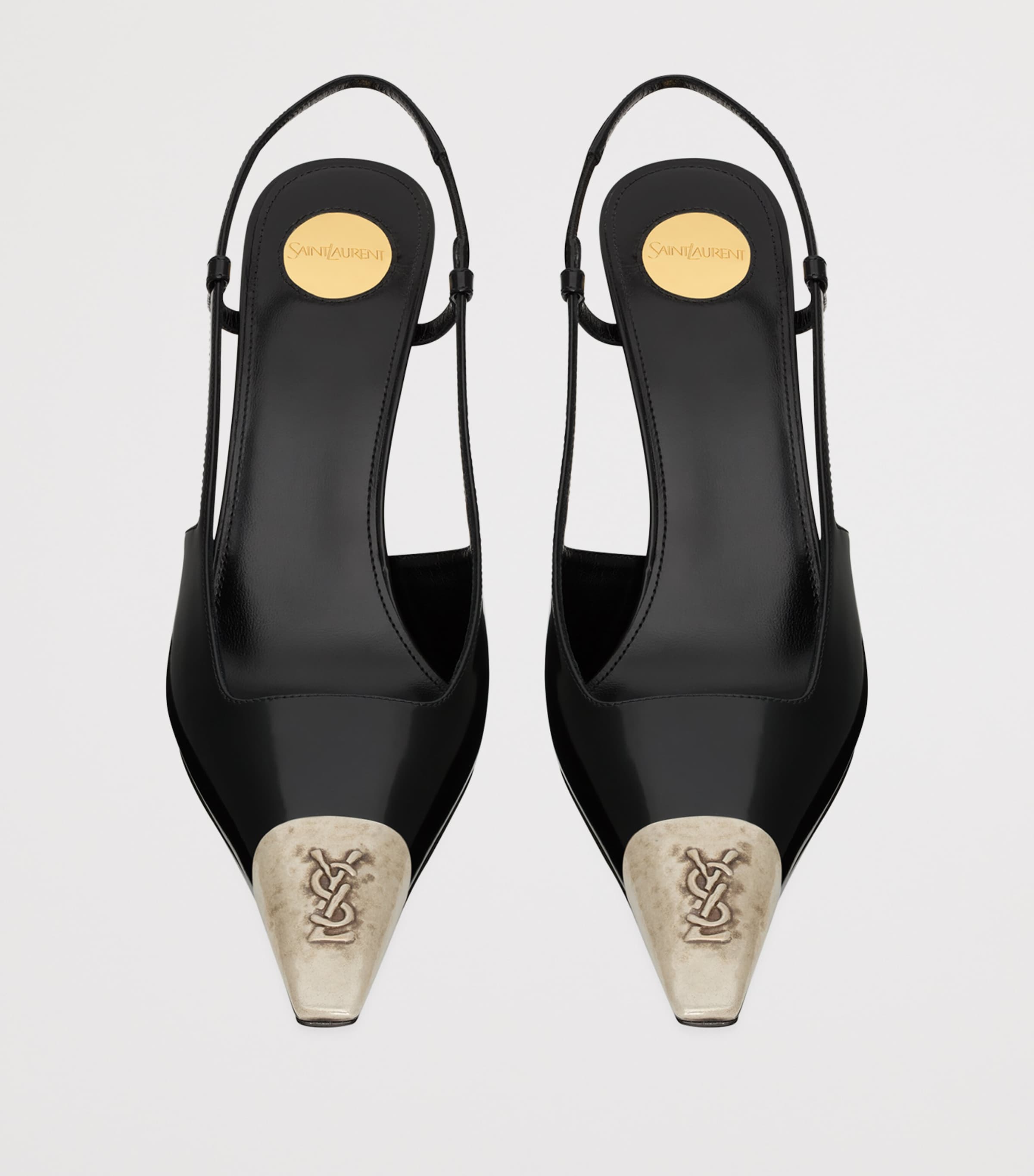 Leather Jeanne Slingback Pumps 90 1000 Image 2