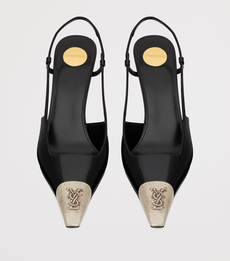 Leather Jeanne Slingback Pumps 90 1000 Image 2