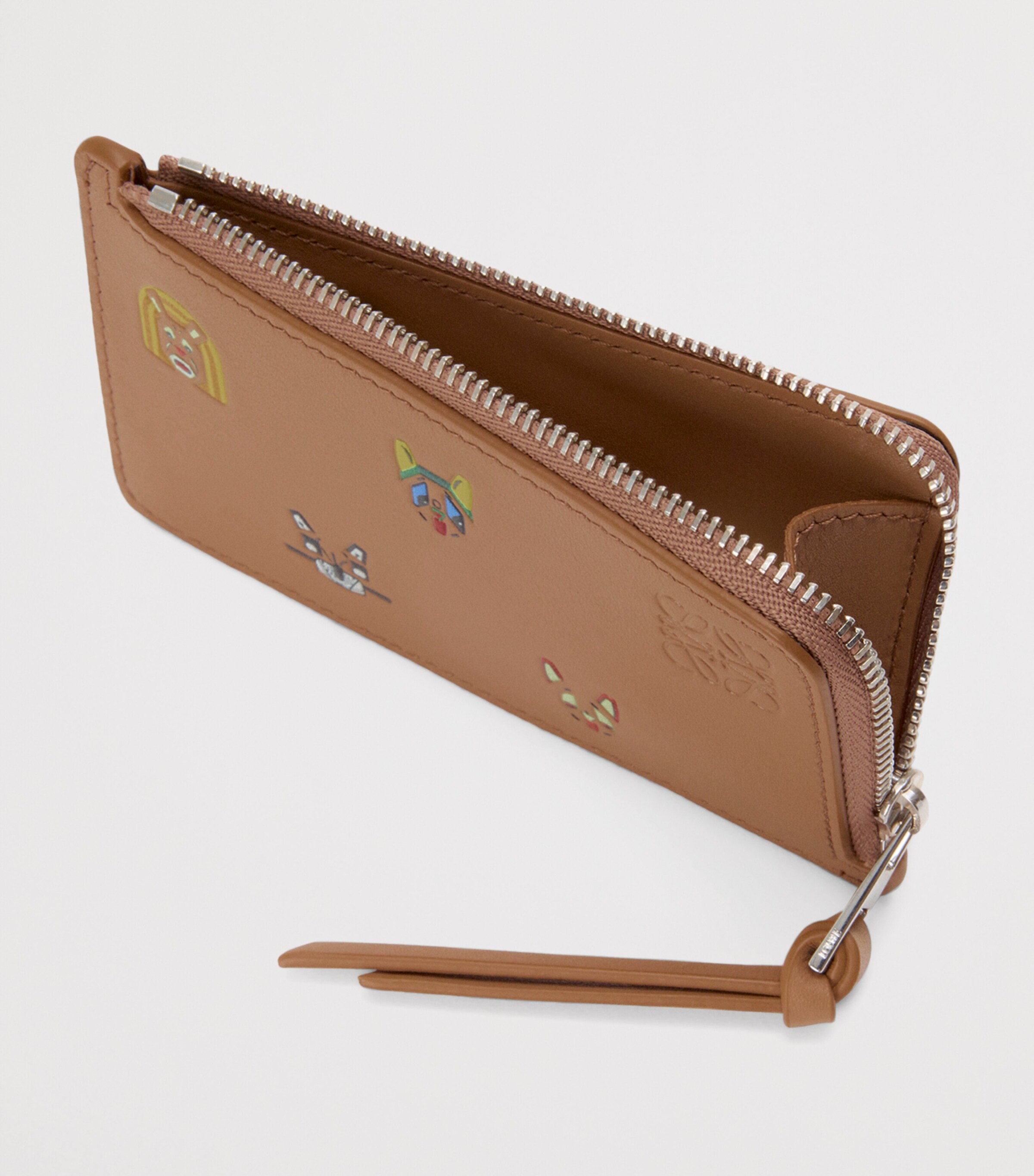 x Louis Wain Leather Cats Coin Card Holder MOCHA Image 3