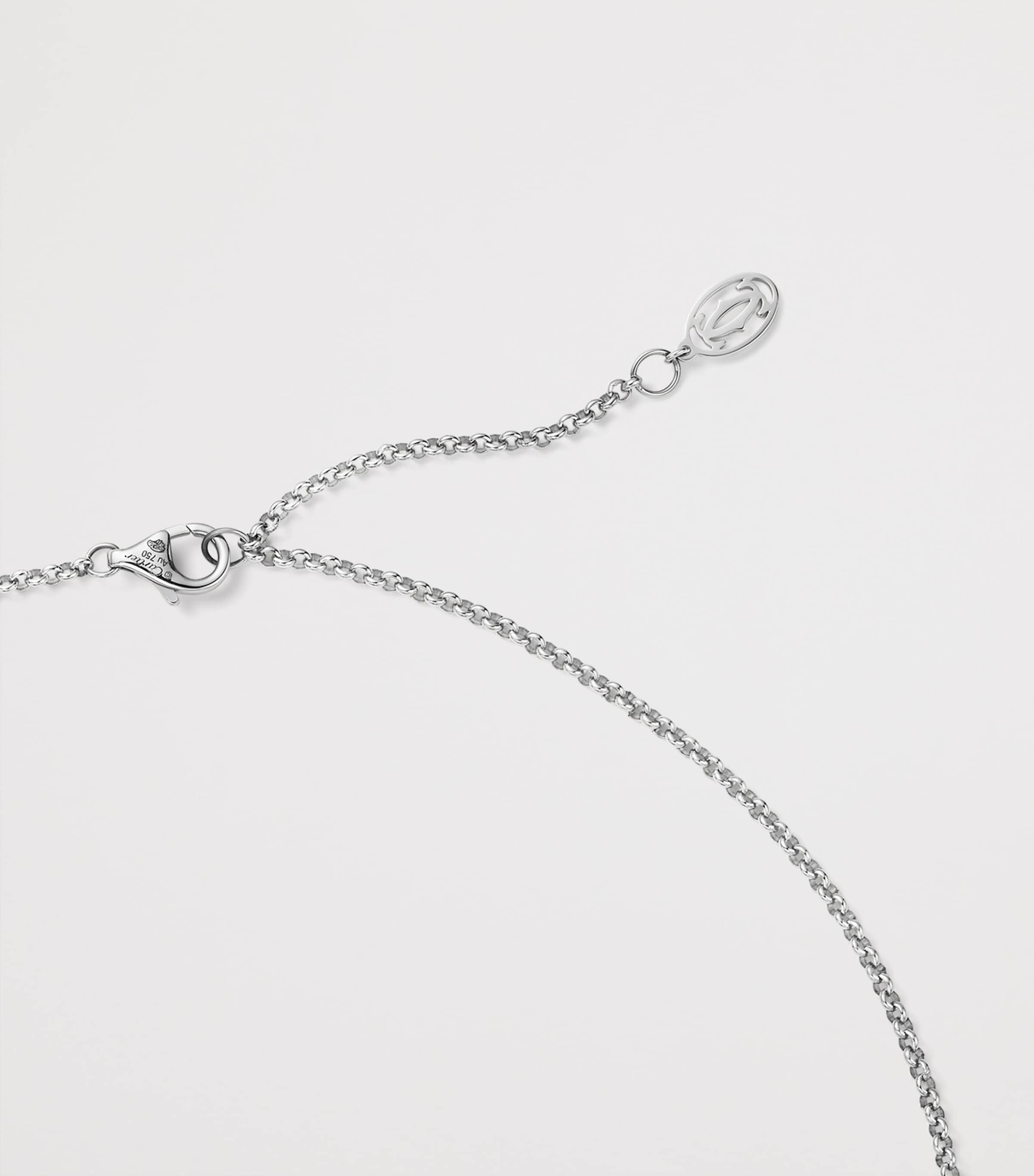 Cartier White Gold, Tsavorite and Onyx Panthère de Cartier Necklace White Gold Image 5