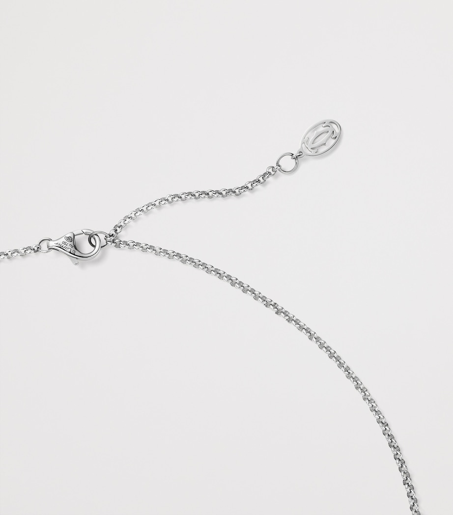 Cartier White Gold, Tsavorite and Onyx Panthère de Cartier Necklace White Gold Image 5