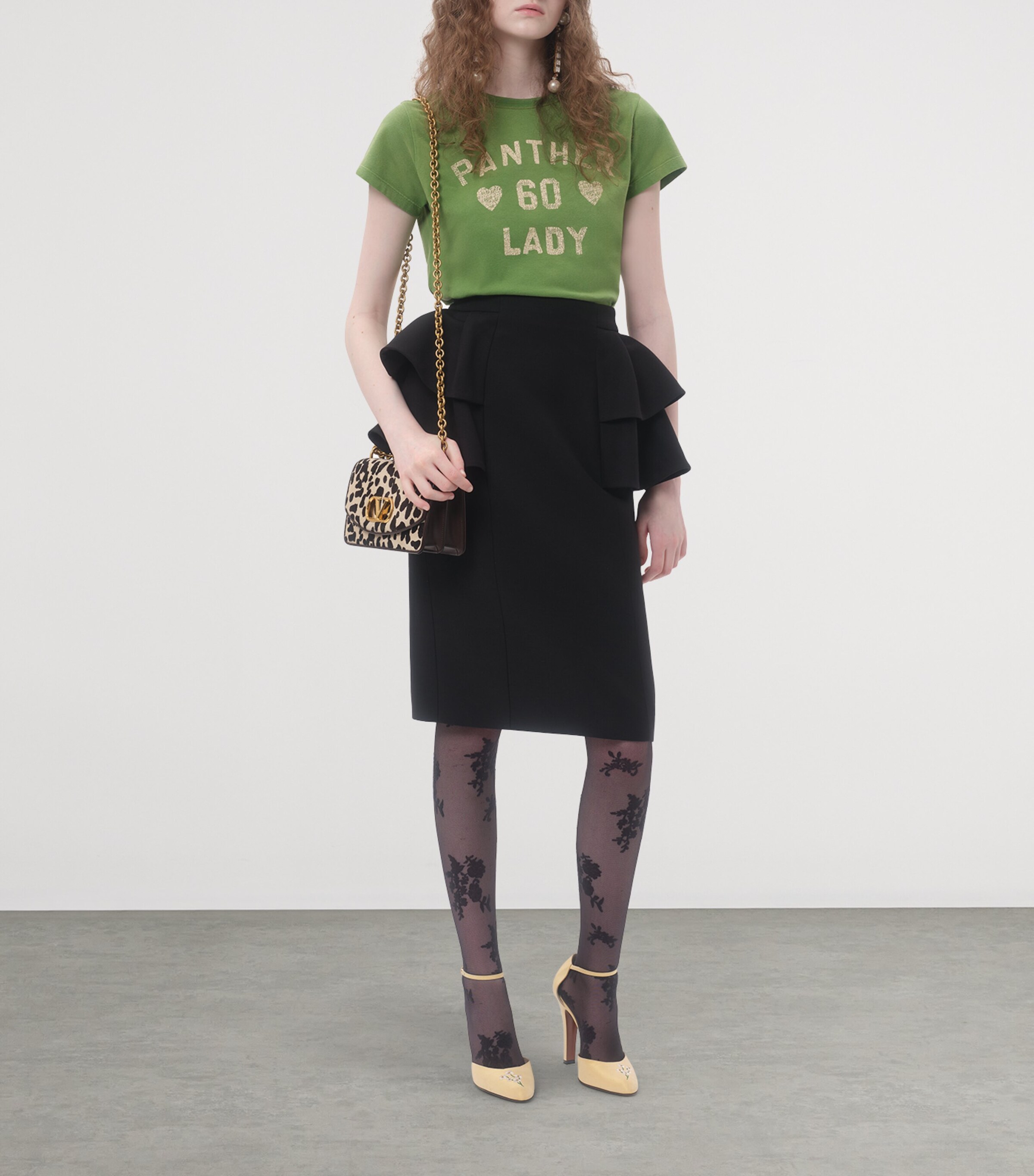 Valentino Green Cotton Chez Valentino T-Shirt | Harrods UK