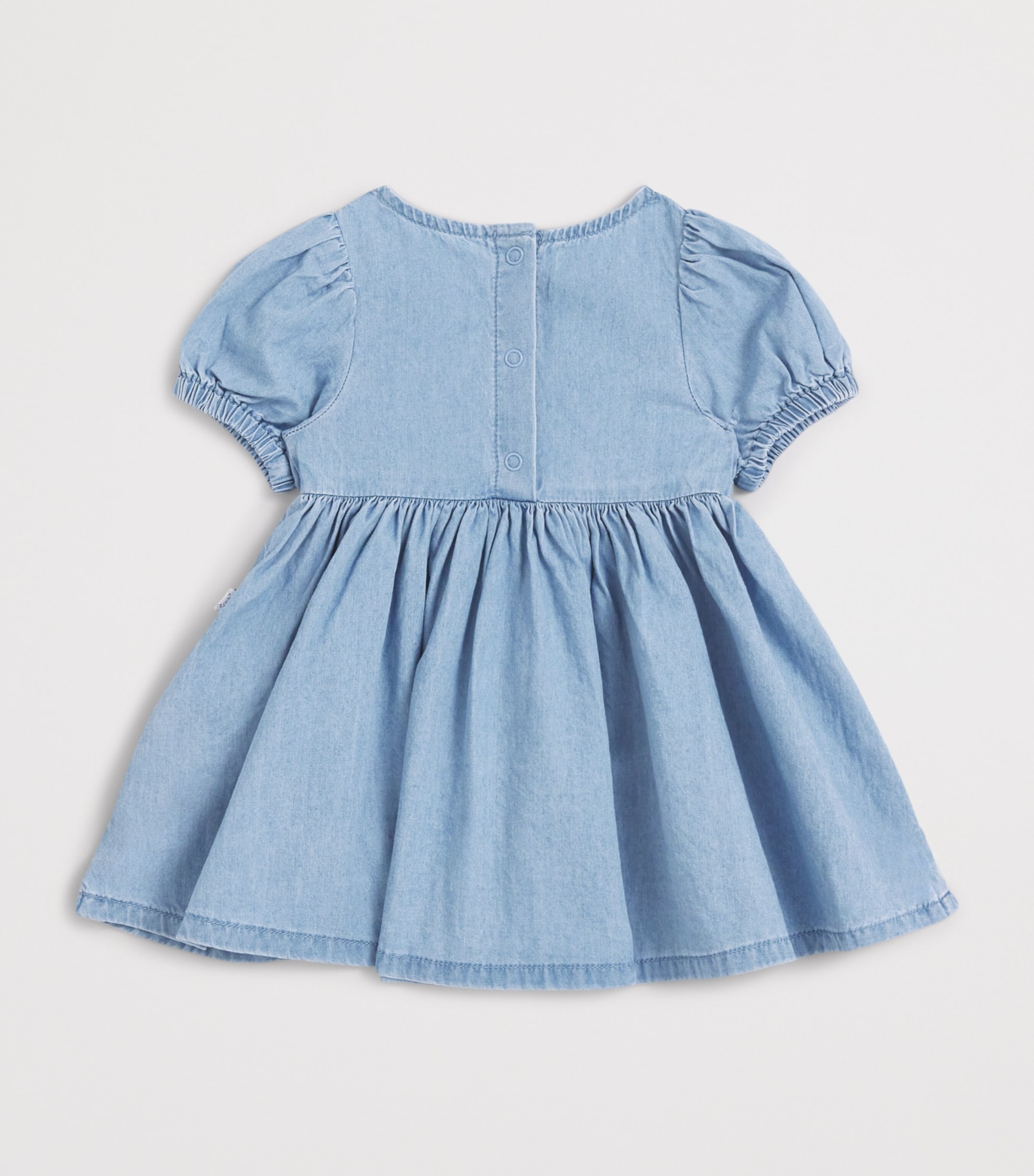 Stella McCartney Kids Ladybird Denim Dress (3-36 Months) Blue Image 2