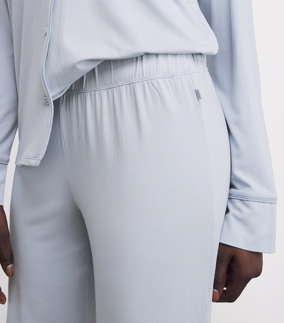 Modal-Blend Long-Sleeve Pyjama Set ZEN BLUE Image 6