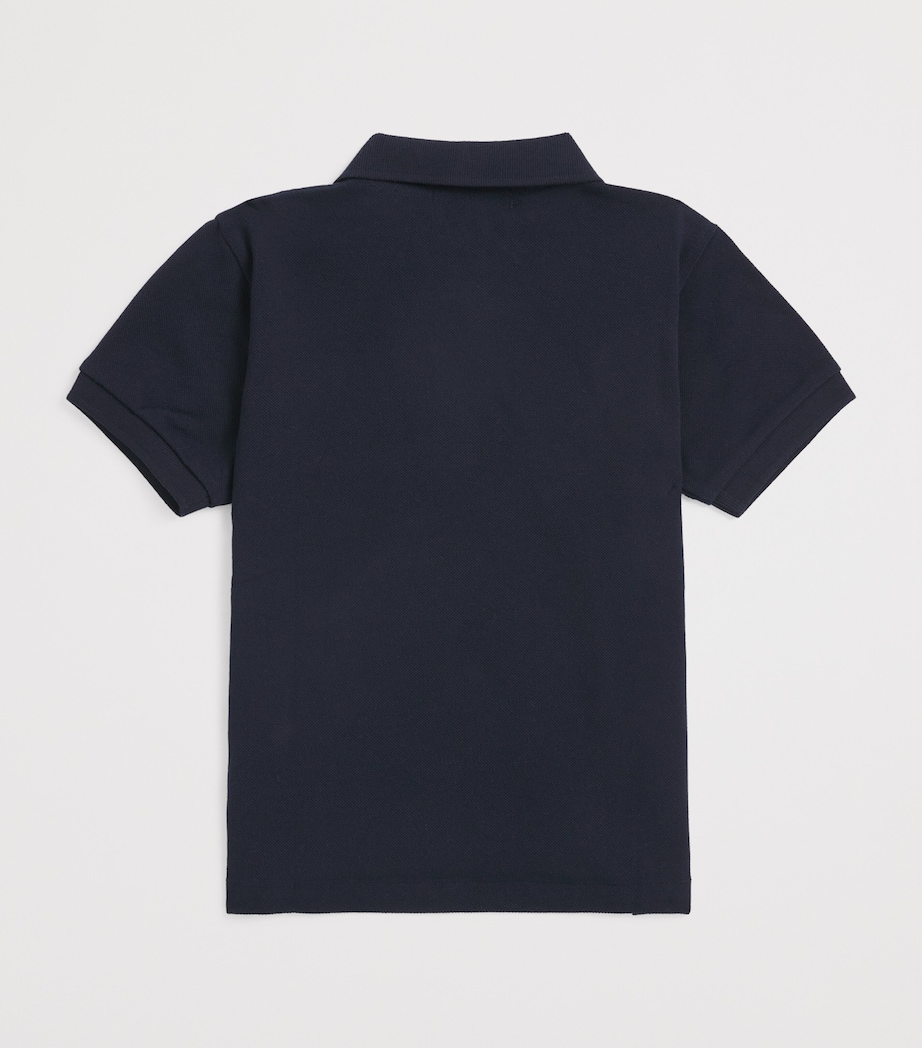 Comme Des Garçons Cotton Heart Logo Polo Shirt (2-6 Years) Image 2