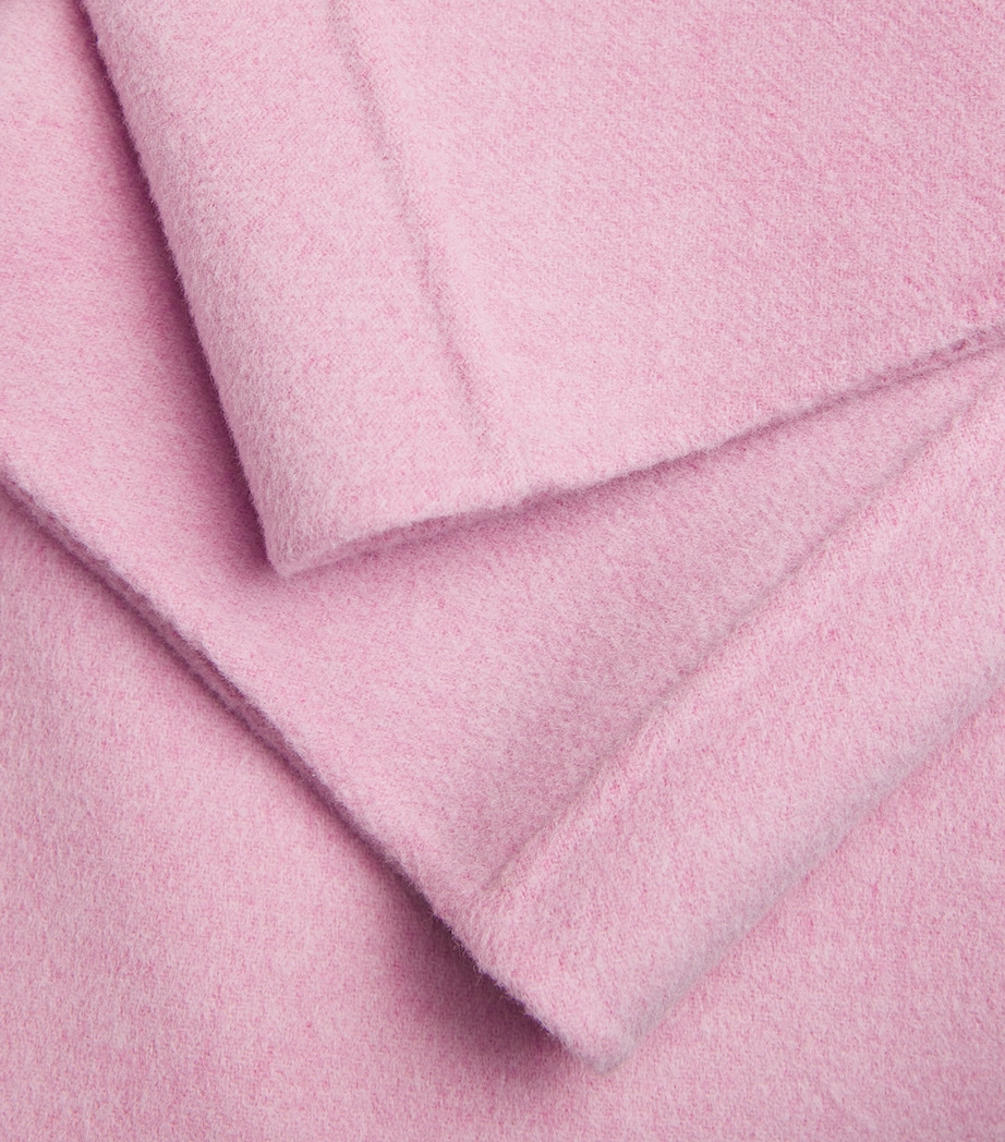 Wool-Blend Double-Faced Wrap Coat PINK Image 5