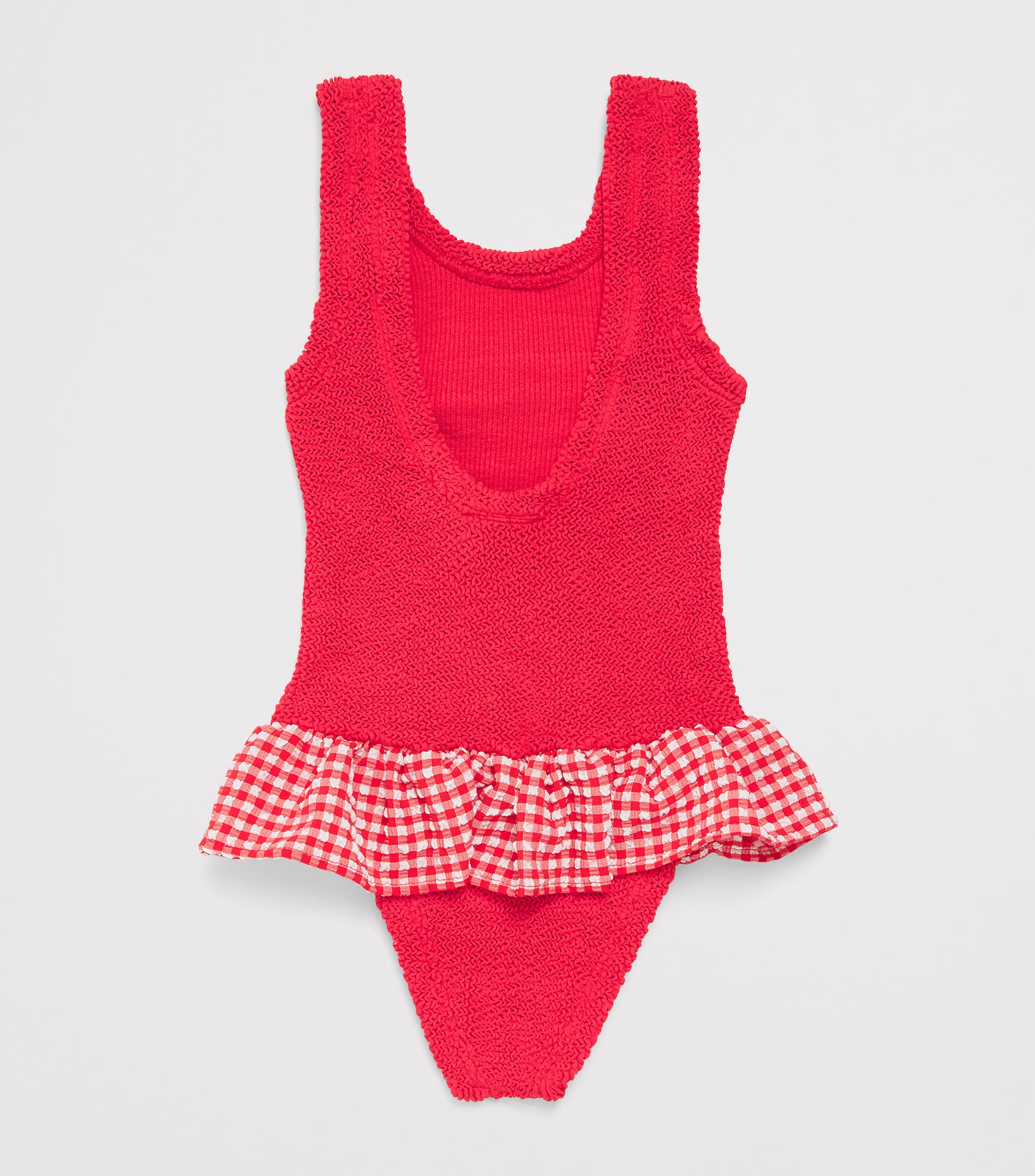 Hunza G Kids Denise Swimsuit (7-12 Years) Red/red Image 2
