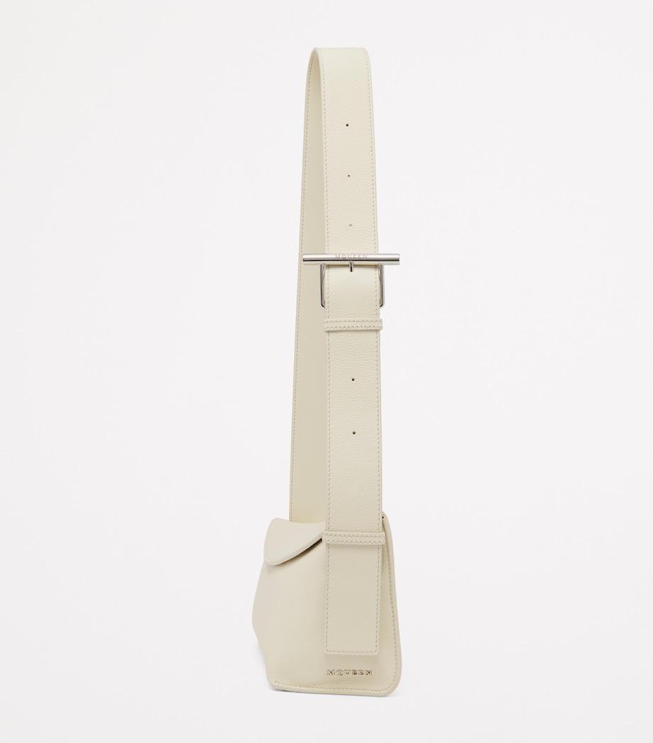 Leather T-Bar Sling Cross-Body Bag 9701 Image 3