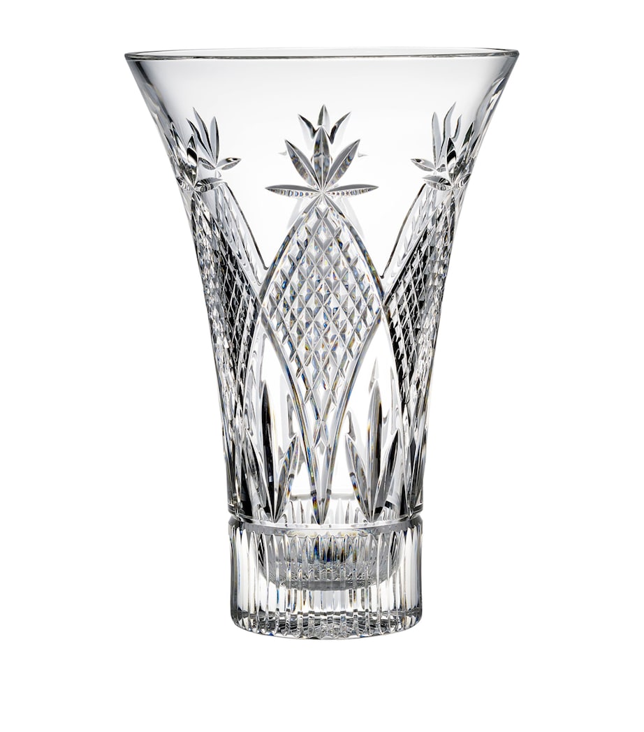 Powerscourt Tom Power Statement Vase (36cm) CLEAR Image 1
