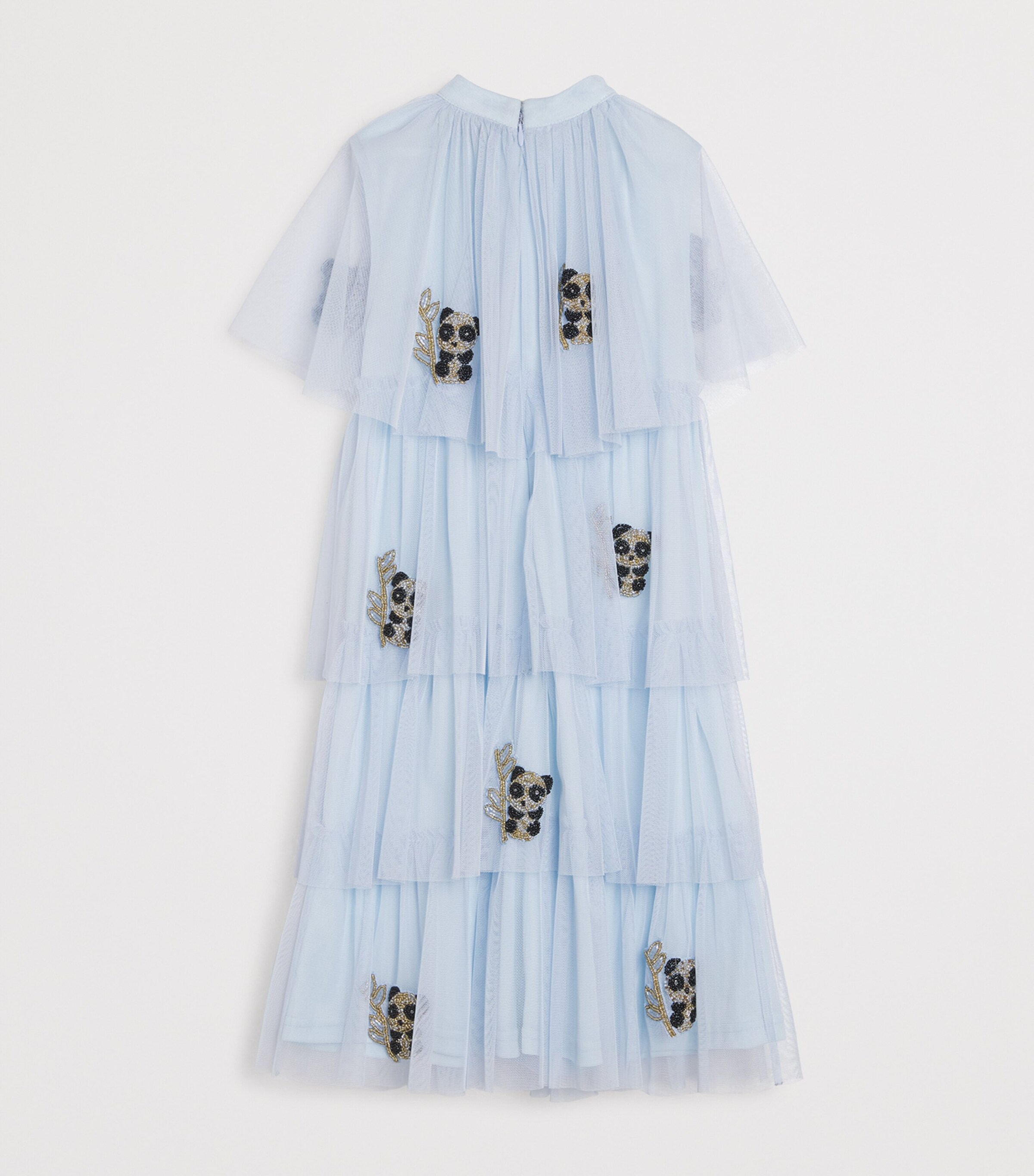 Raishma Embellished Aurora Dress (3-12 Years) Pale Blue Image 2