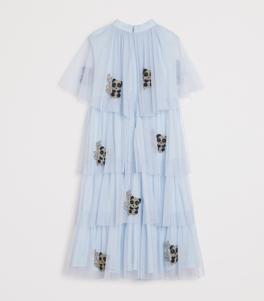 Raishma Embellished Aurora Dress (3-12 Years) Pale Blue Image 2
