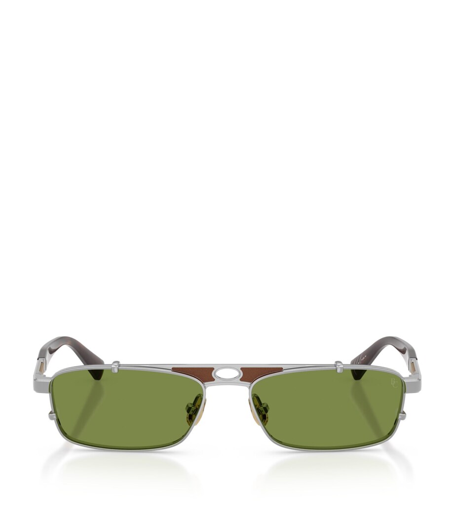 Titanium Rectangular Paloma Sunglasses 500152 Image 1