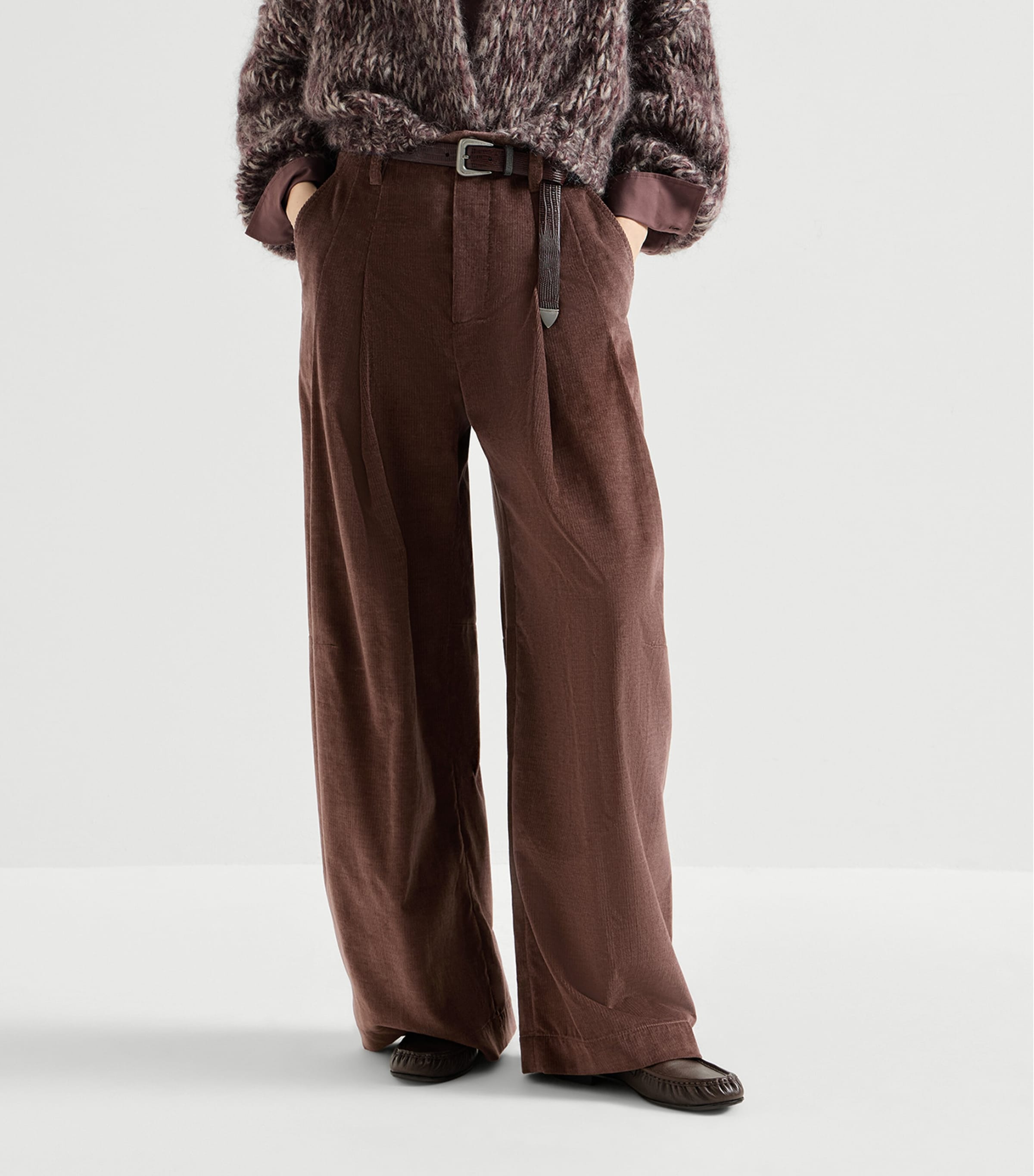 Brunello Cucinelli Womens Corduroy Trousers Image 3