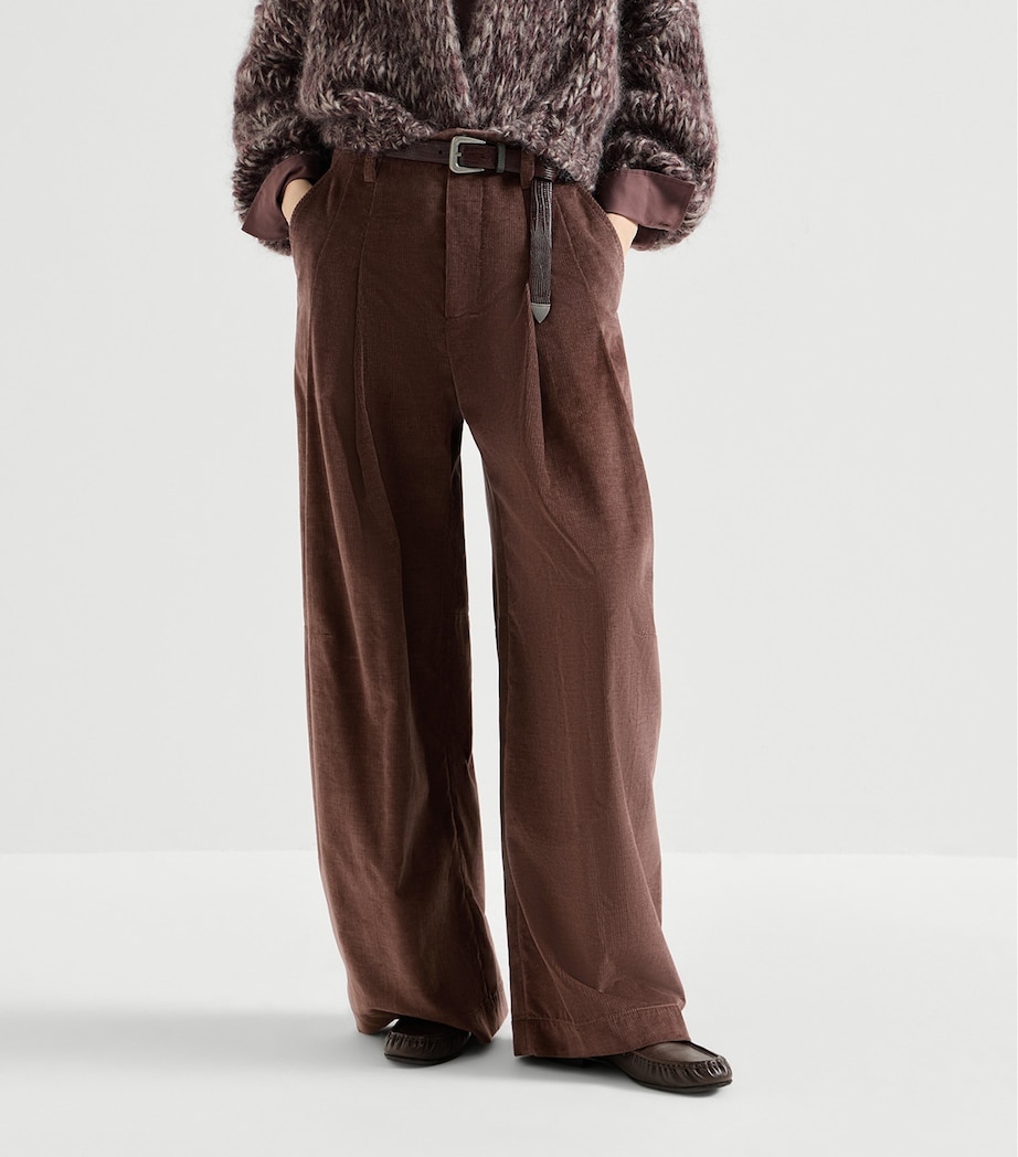 Brunello Cucinelli Womens Corduroy Trousers Image 3