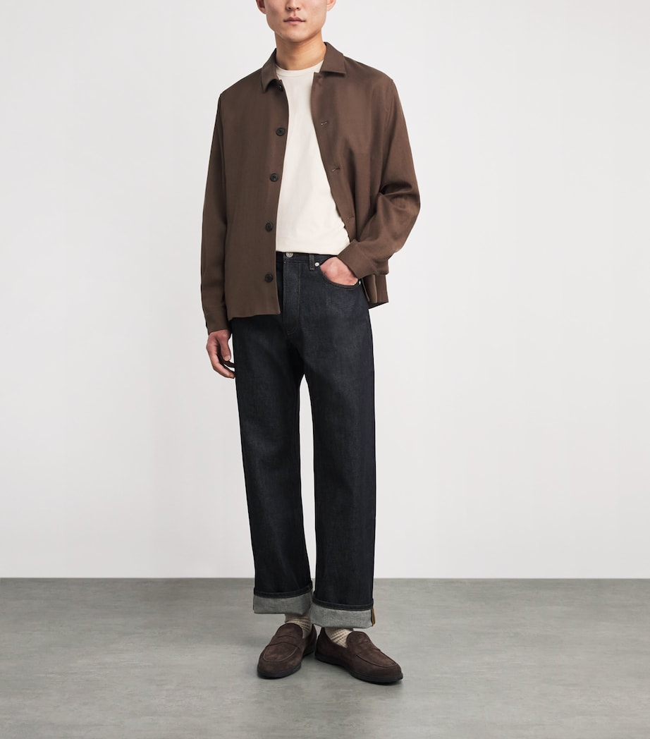 Wool Overshirt LIGHT BROWN BRDB Image 2